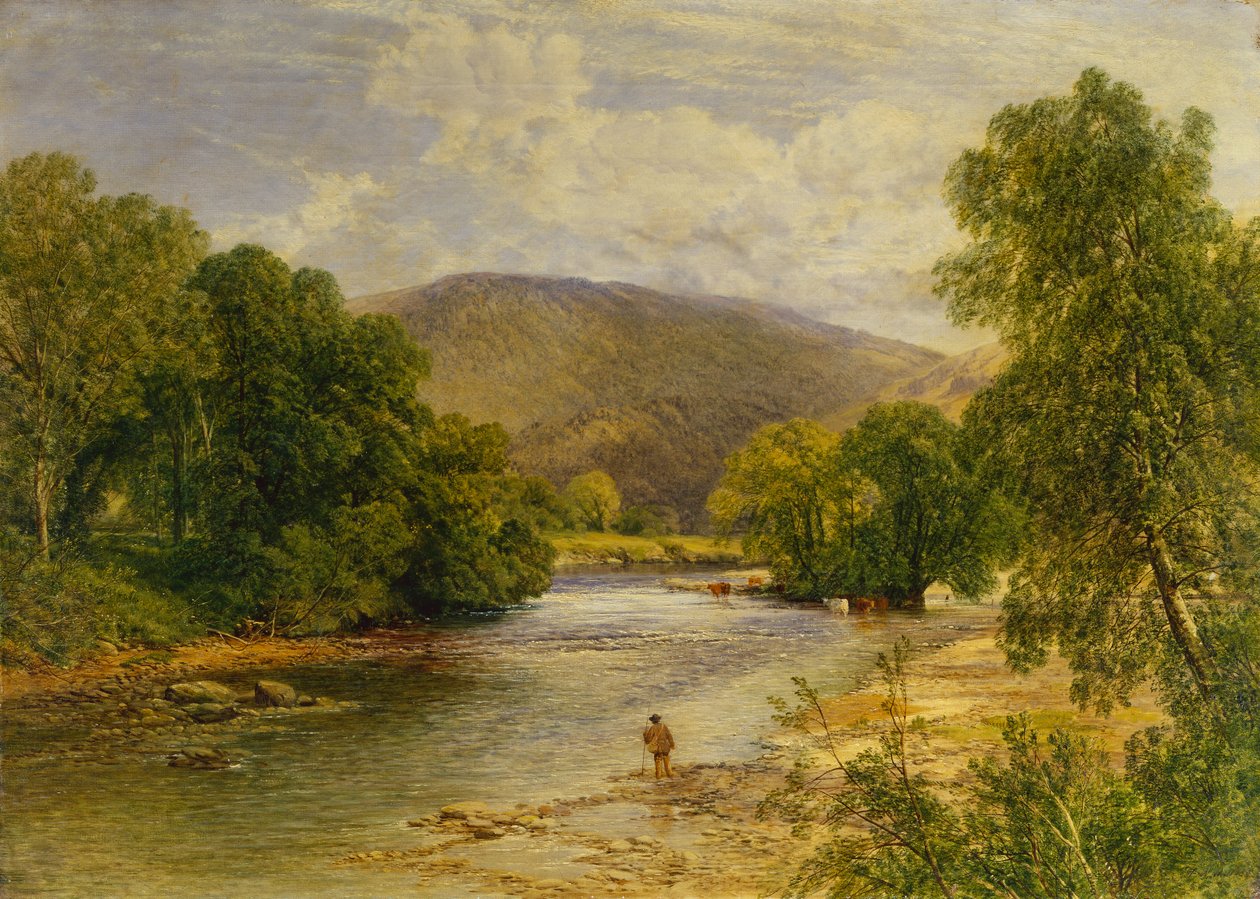 Bettys Y Coed, North Wales (olja på duk) av Frederick William Hulme