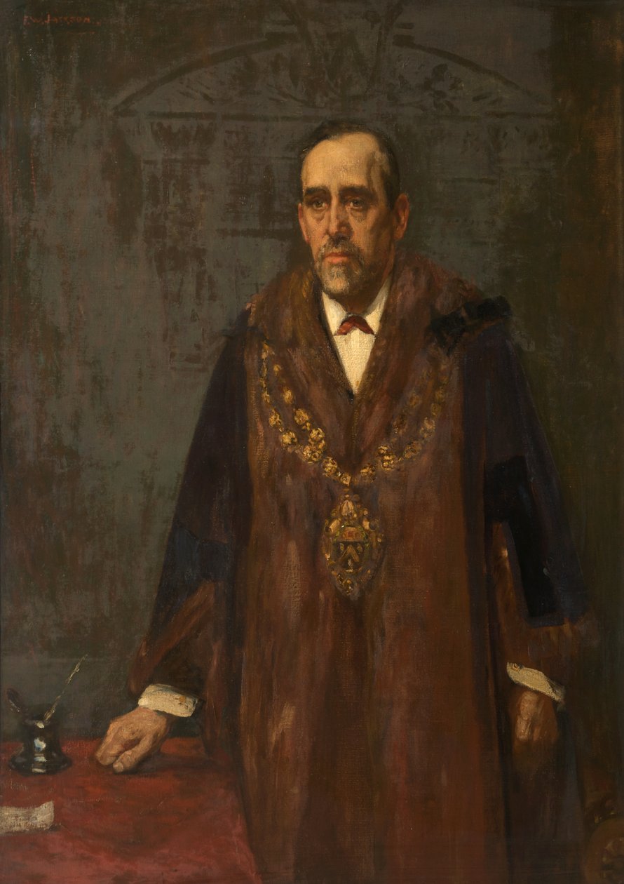 Porträtt av Jackson Brierley, ca 1898-99 (olja på duk) av Frederick William Jackson