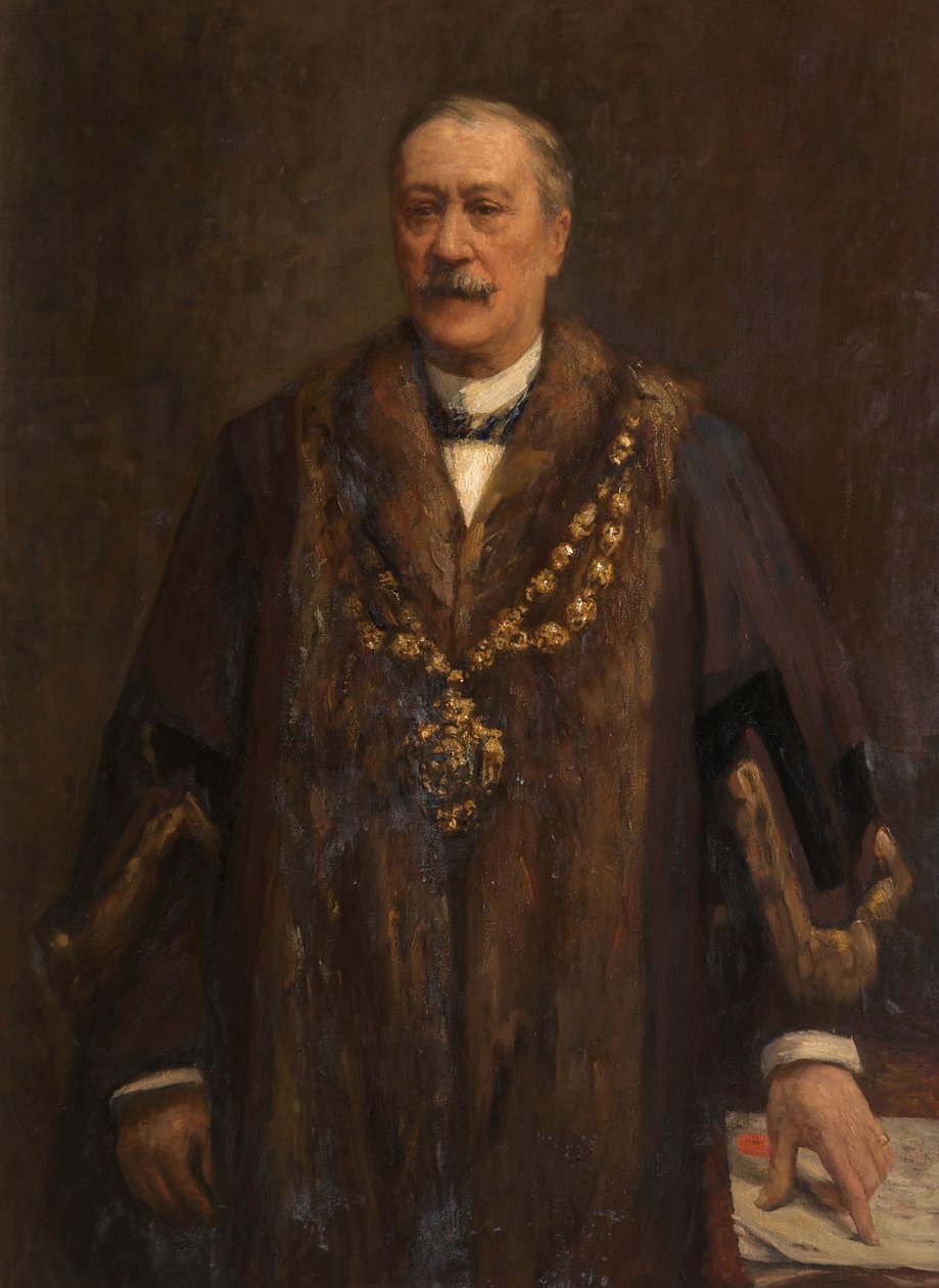 Porträtt av James Yates, ca 1880-82 (olja på duk) av Frederick William Jackson