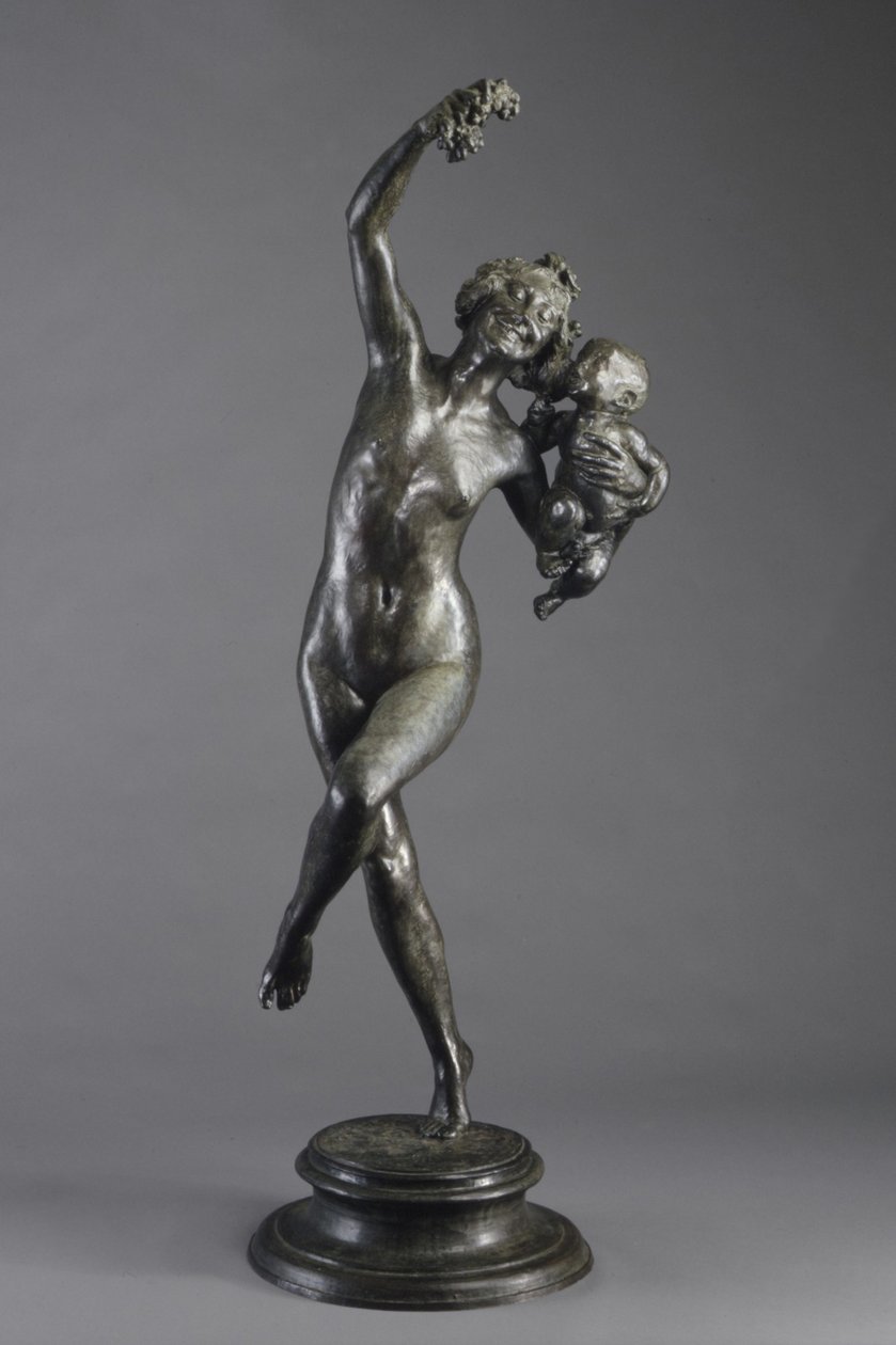 Bacchante och spädbarnsfaun av Frederick William MacMonnies