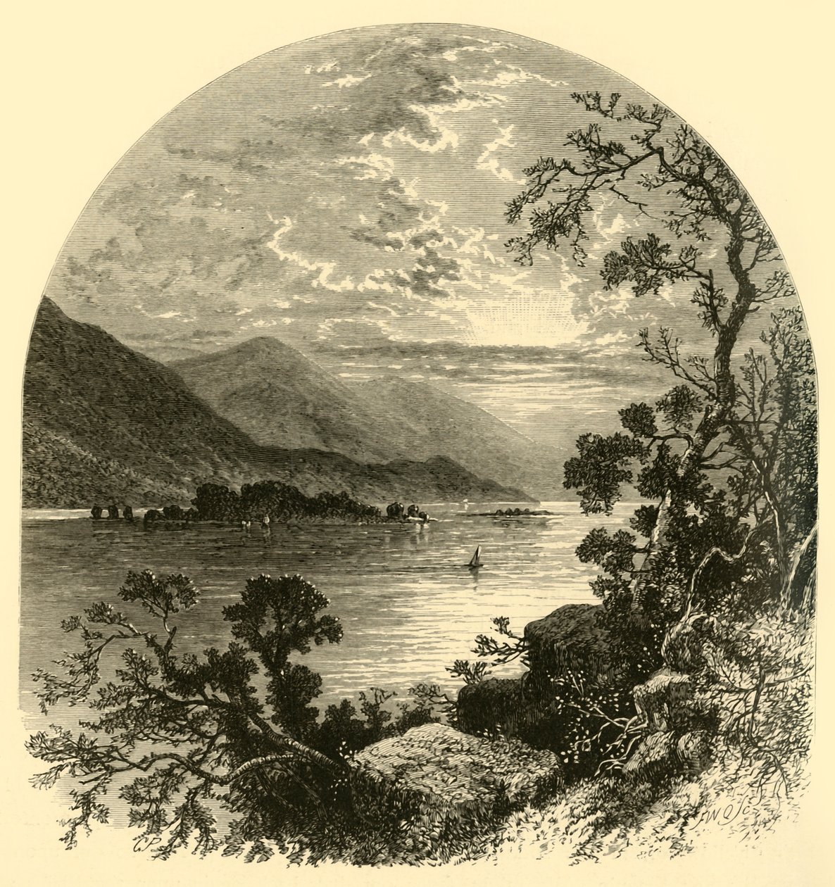 "The Susquehanna", 1874. av Frederick William Quartley