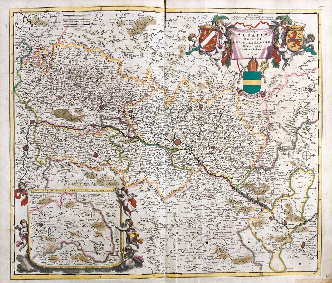 Alsace, Frankrike av Frederick de Wit