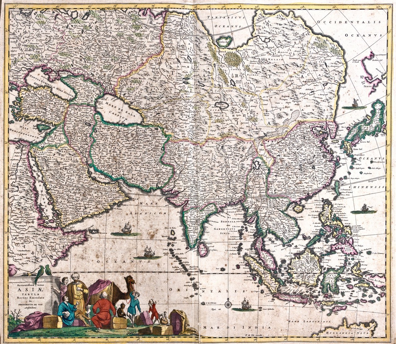 Asien av Frederick de Wit