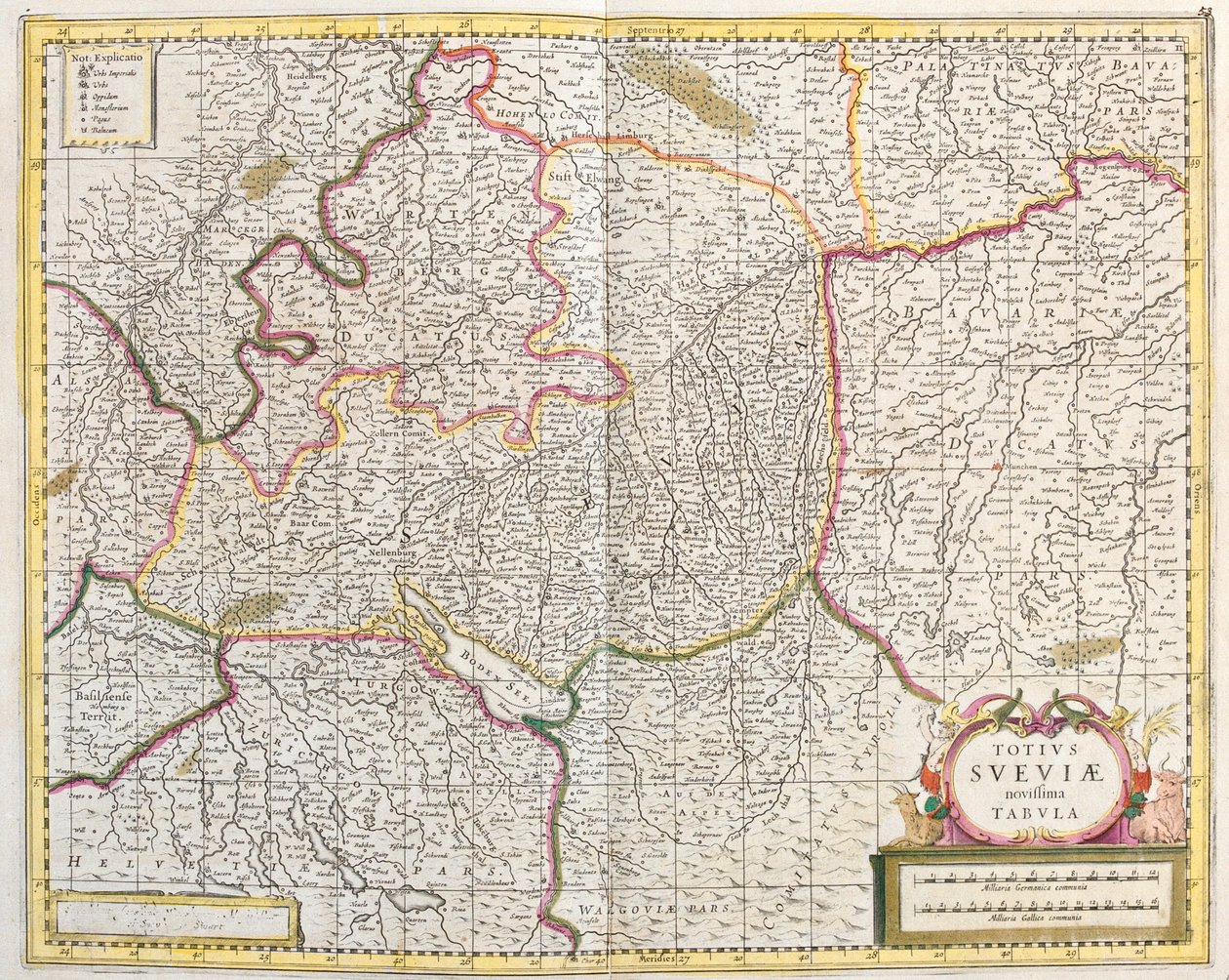 Baden-Württemberg, Bayern, Tyskland av Frederick de Wit