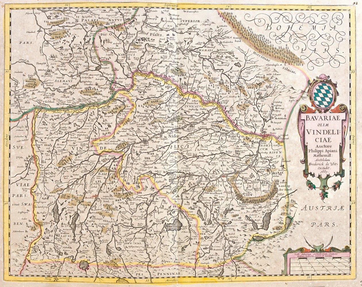 Bayern, Tyskland av Frederick de Wit