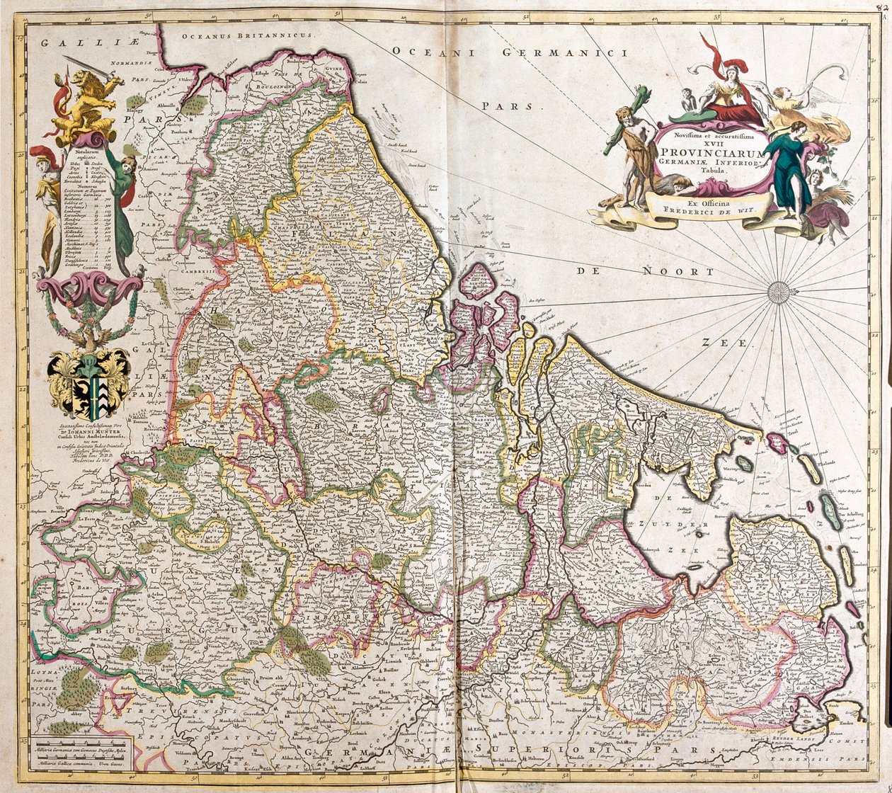 Belgien, Nederländerna, Luxemburg, N av Frederick de Wit