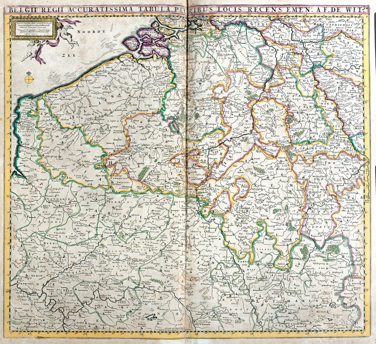 Belgien, Luxemburg, N av Frederick de Wit