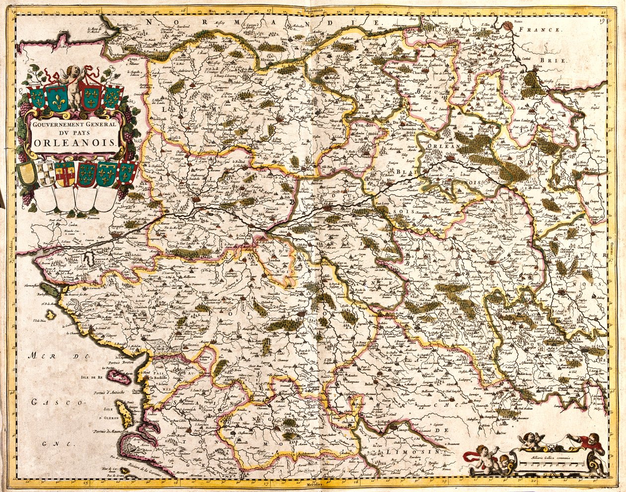 Centre-East France, Frankrike av Frederick de Wit