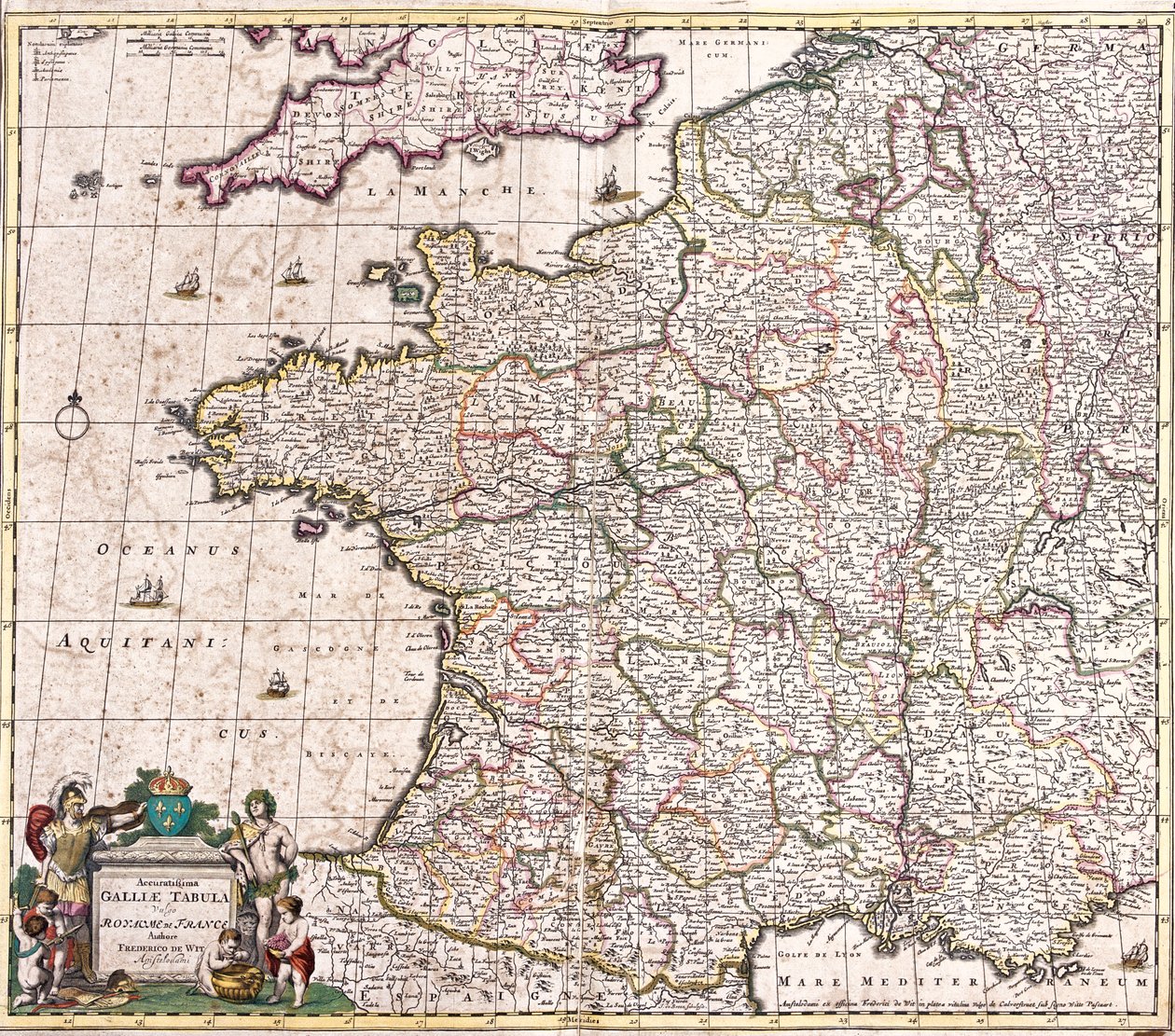 Frankrike, Frankrike av Frederick de Wit