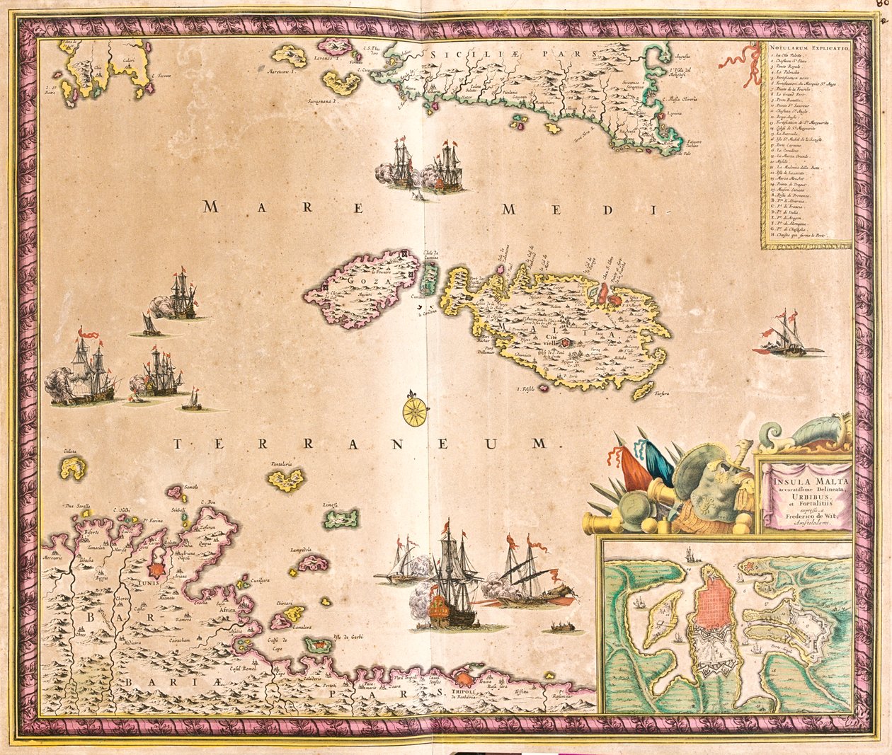 Malta av Frederick de Wit