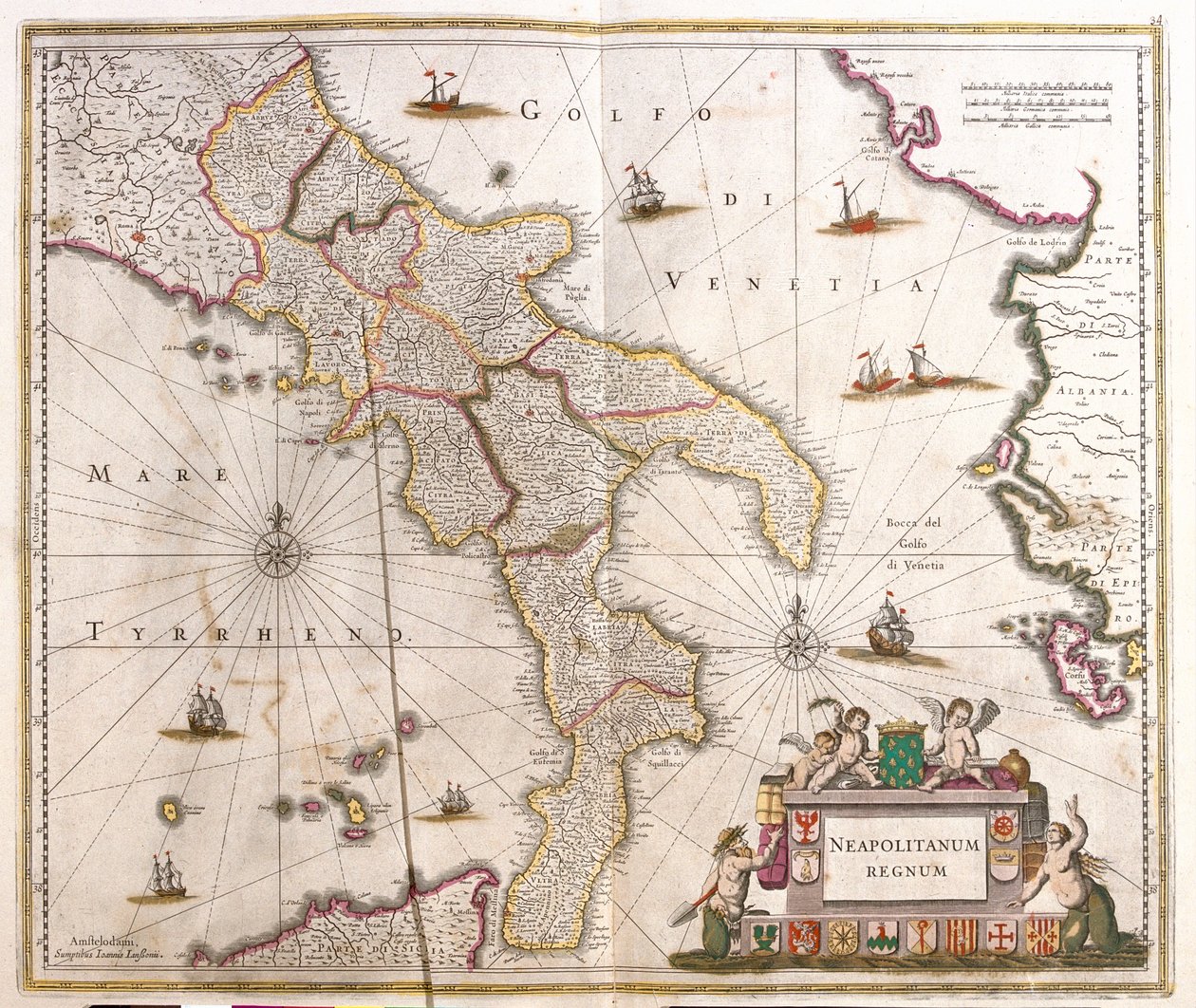 Molise, Kampanien, Kalabrien, Basilicata, Apulien , Italien av Frederick de Wit