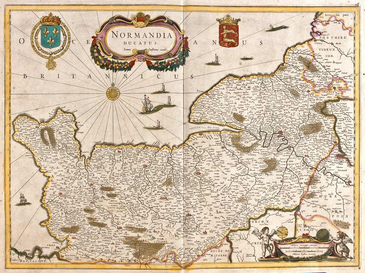 Normandie, Frankrike av Frederick de Wit