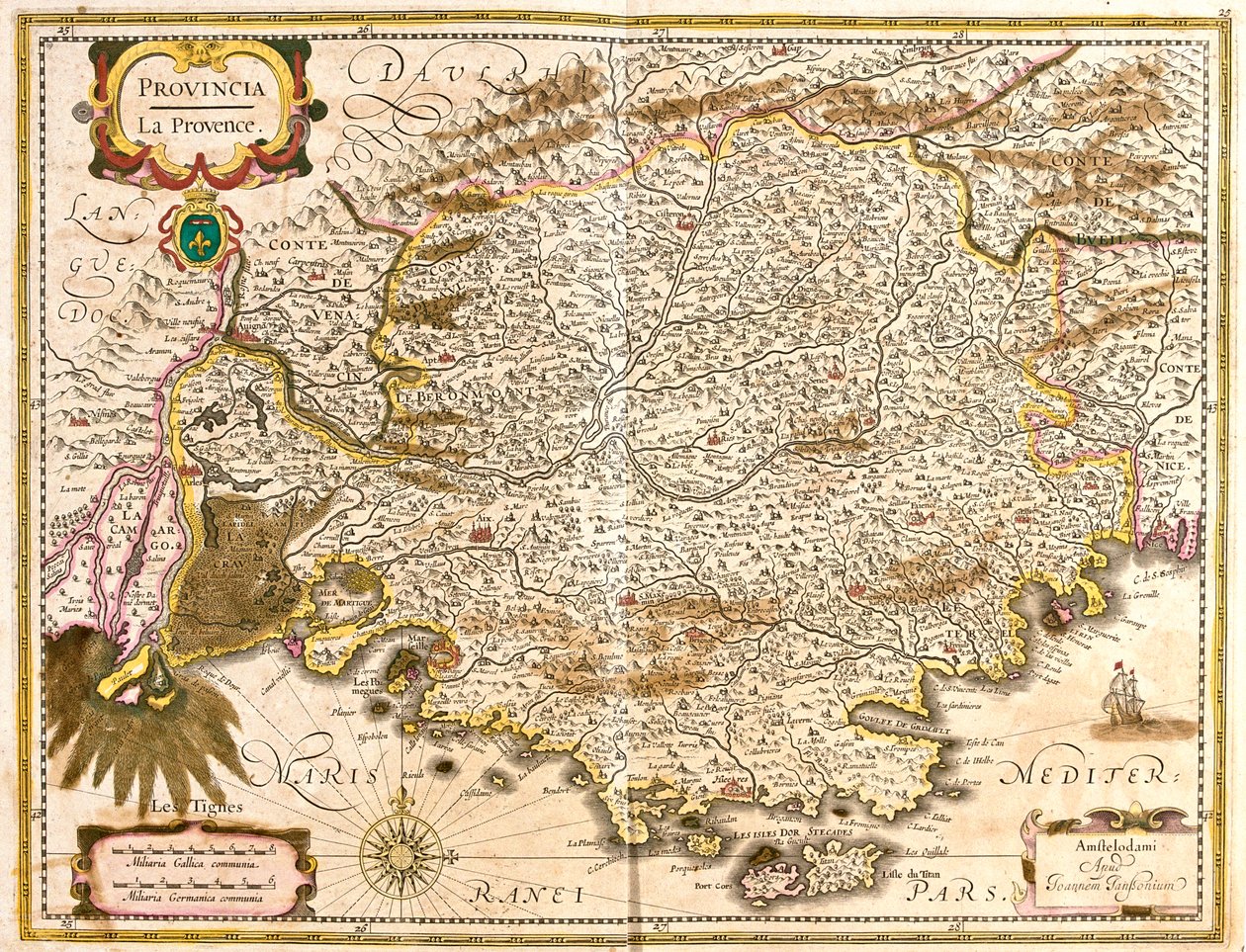 Provence, Frankrike av Frederick de Wit