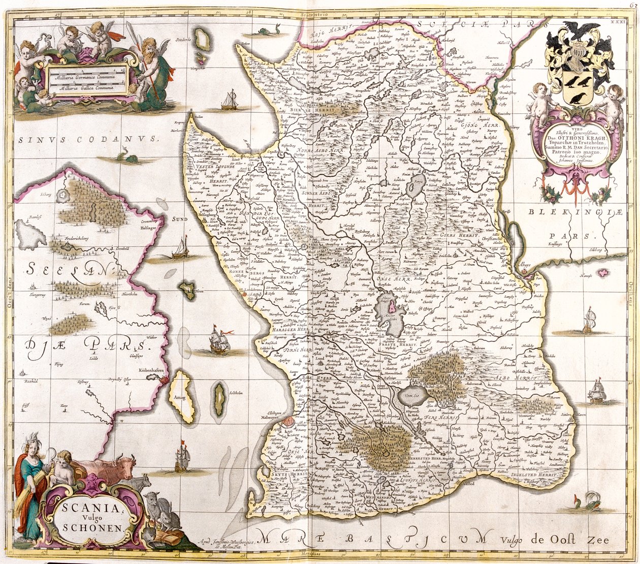 Scania, Sverige av Frederick de Wit