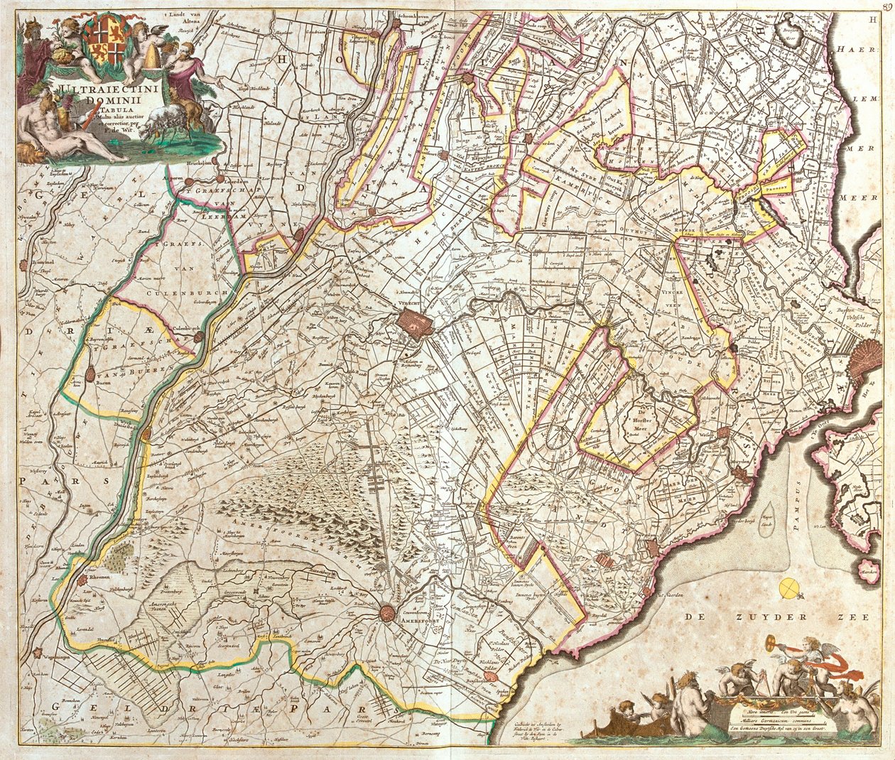 Utrecht, Noord-Holland, Limburg, Gelderland, Nederländerna av Frederick de Wit