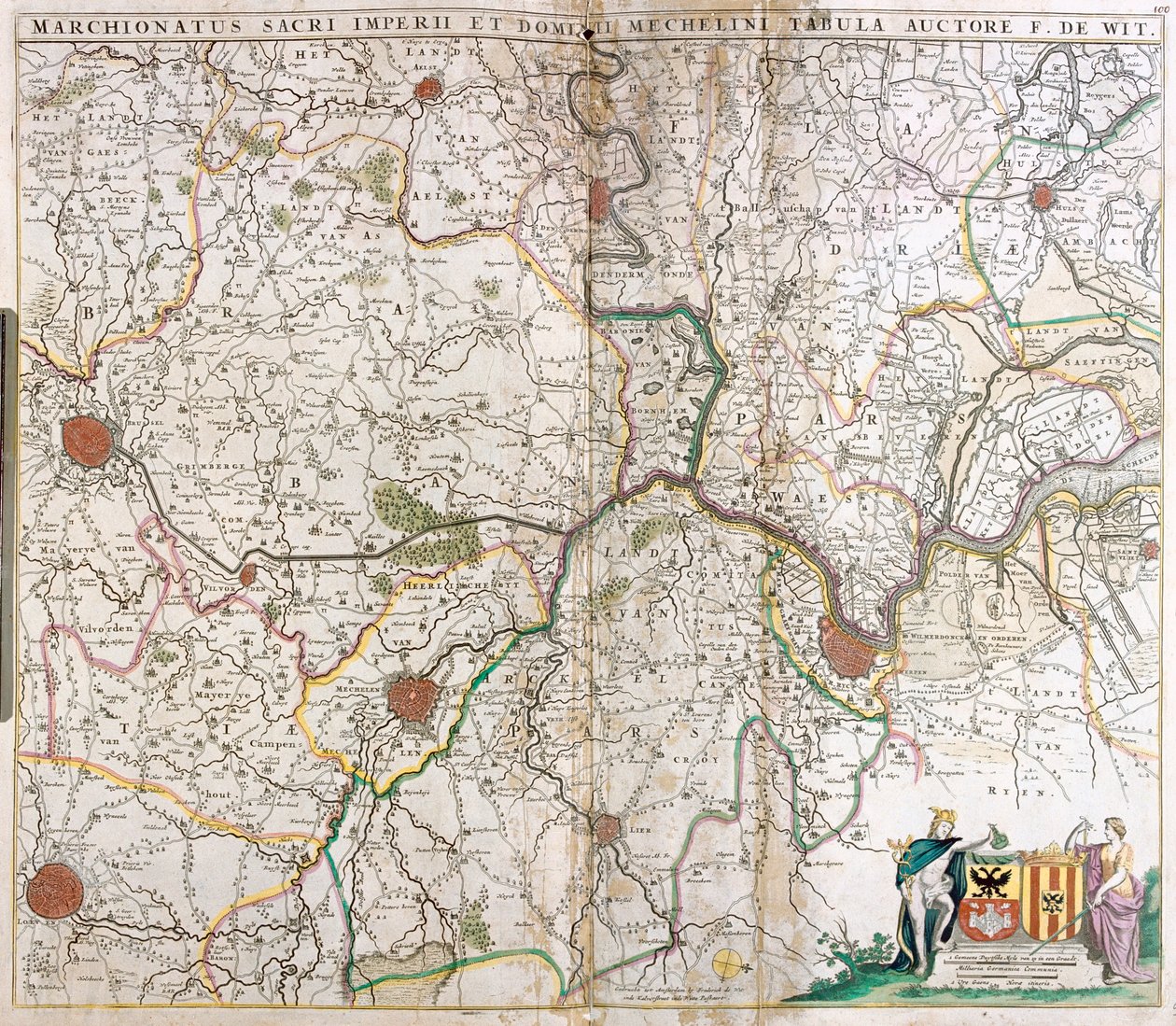 Zeeland, regionen Flandern, regionen Bryssel, Nederländerna, Belgien av Frederick de Wit