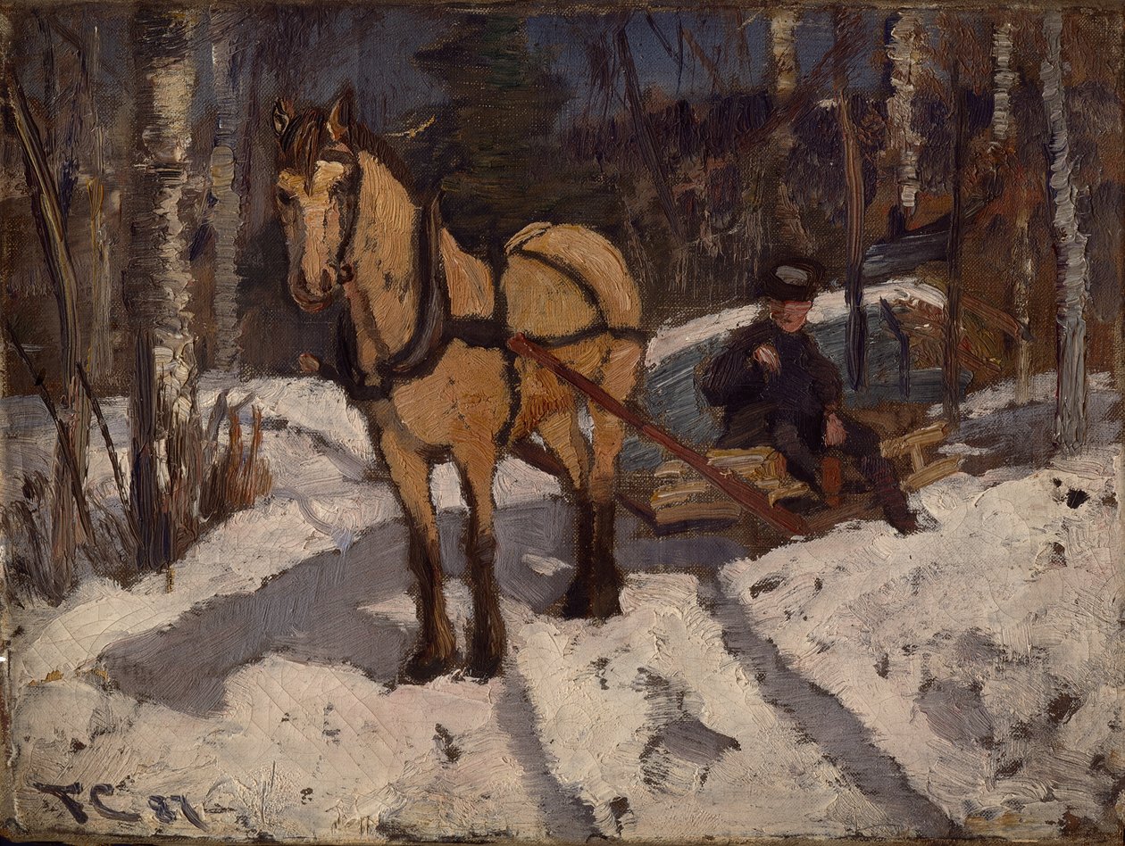 Skogshuggare av Frederik Collett