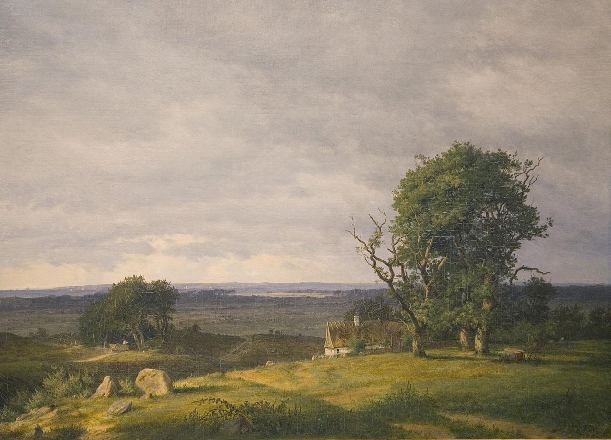 Landskap från Esromegnen av Frederik Rohde