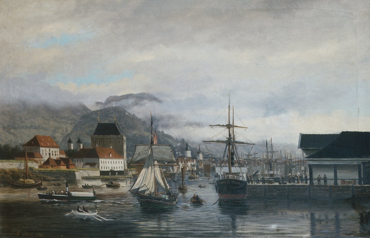 Bergens hamn, Tollboden av Frederik Sorvig