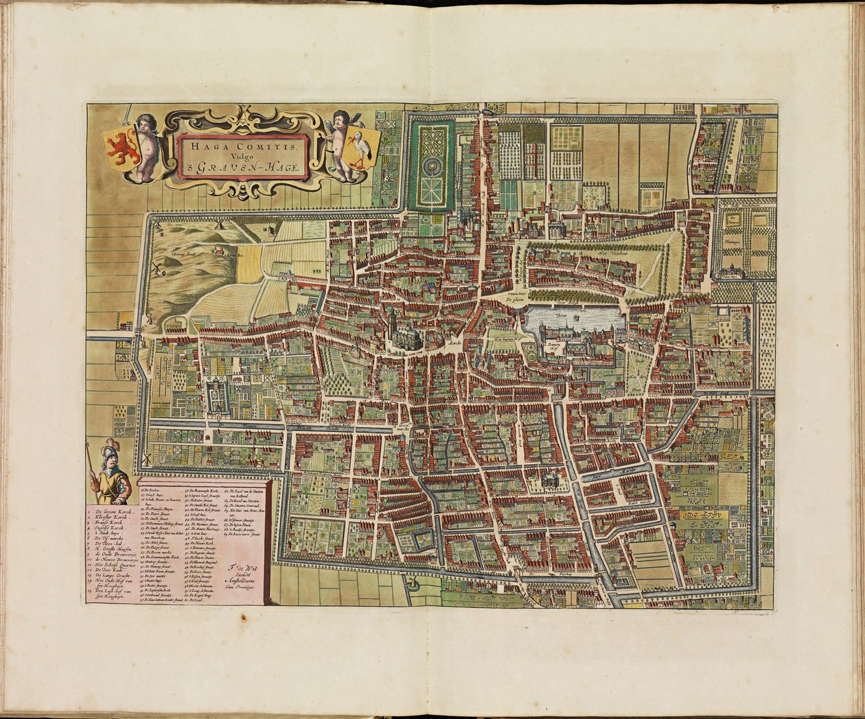 Theatrum ichnographicum omnium urbium et præcipuorum oppidorum Belgicarum XVII Provinciarum peraccurate delineatarum. av Frederik de Wit