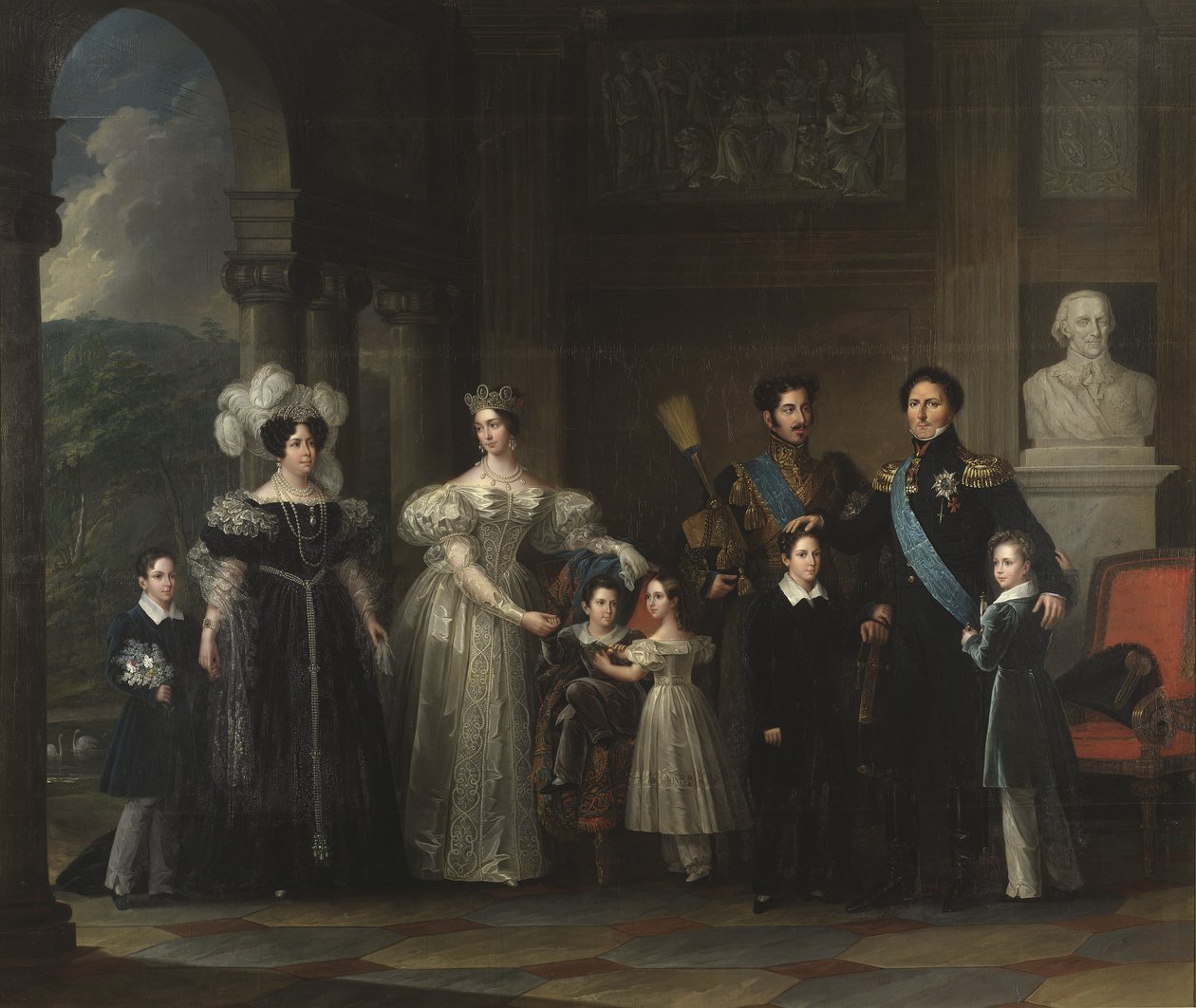 Familjen Bernadotte, 1837 av Fredric Westin
