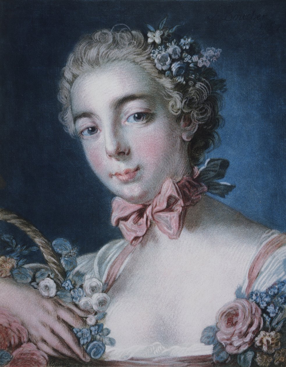Head of Flora av Louis Marin Bonnet