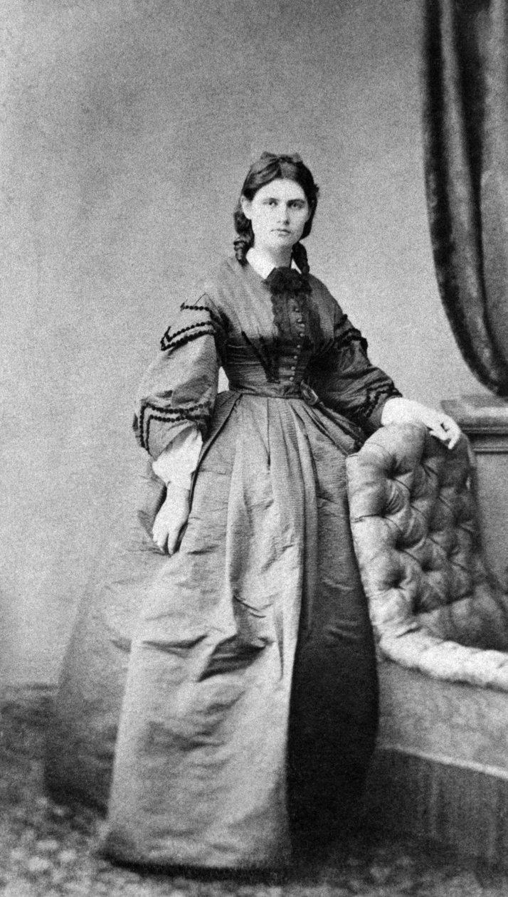 Berthe Morisot, ca 1870 av French Photographer