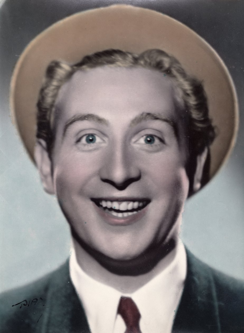 Charles Trenet (1913-2001), 1938 (färgat foto) av French Photographer