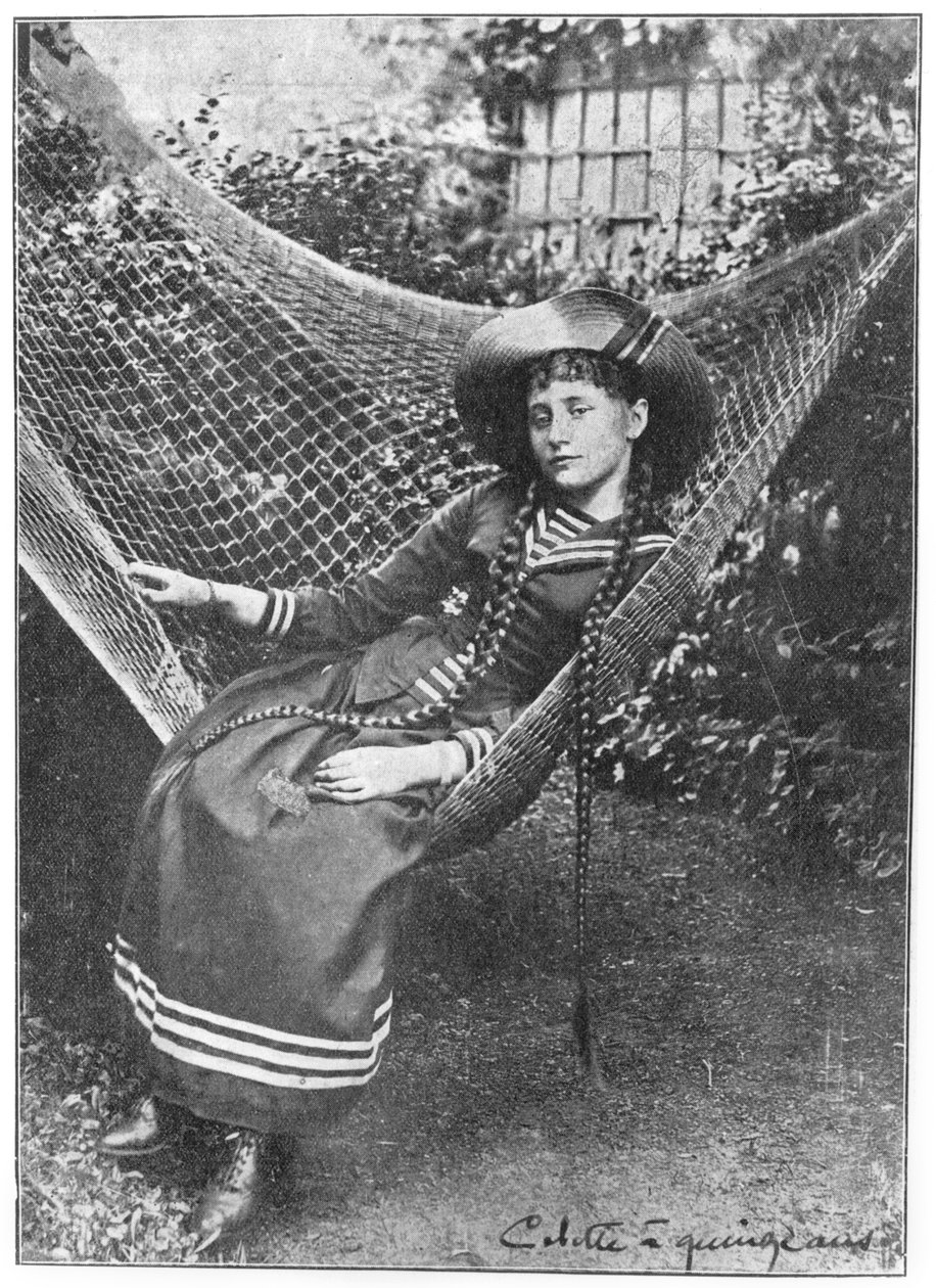 Colette (1873-1954) 15 år gammal, 1888 av French Photographer