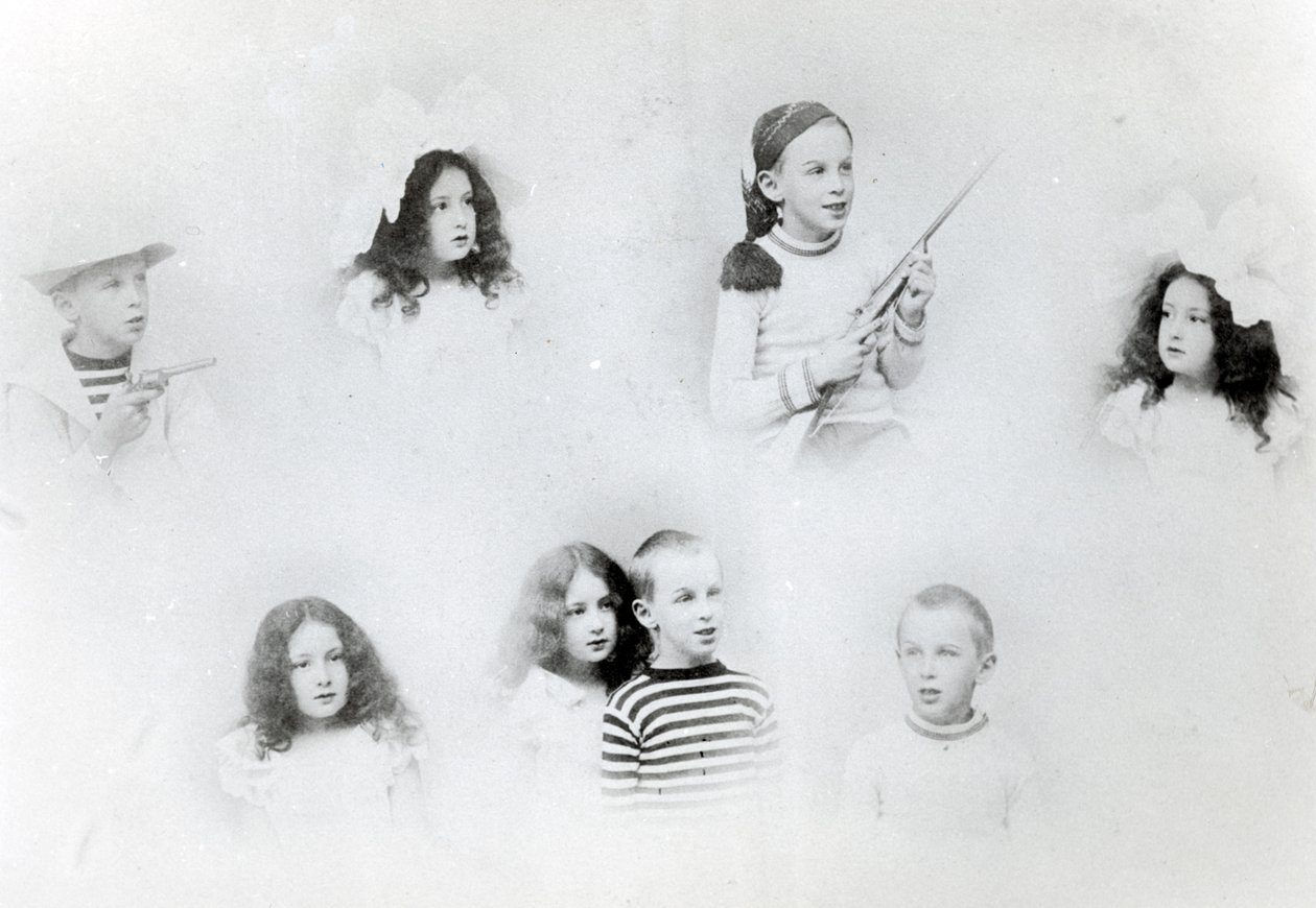Barnbarn till Monets andra fru: American Family av French Photographer