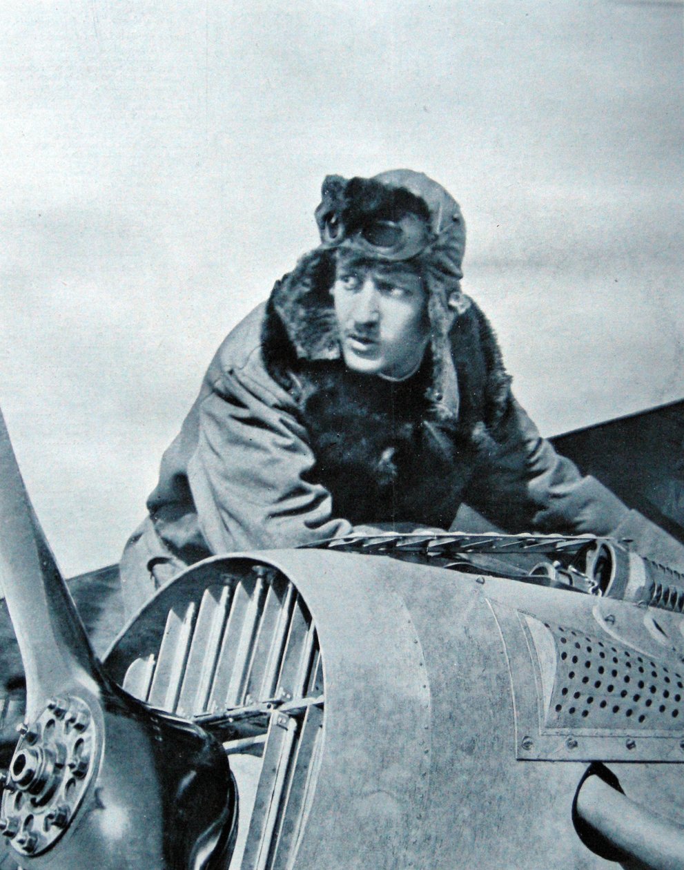Guynemer två dagar före sin död, september 1917 av French Photographer