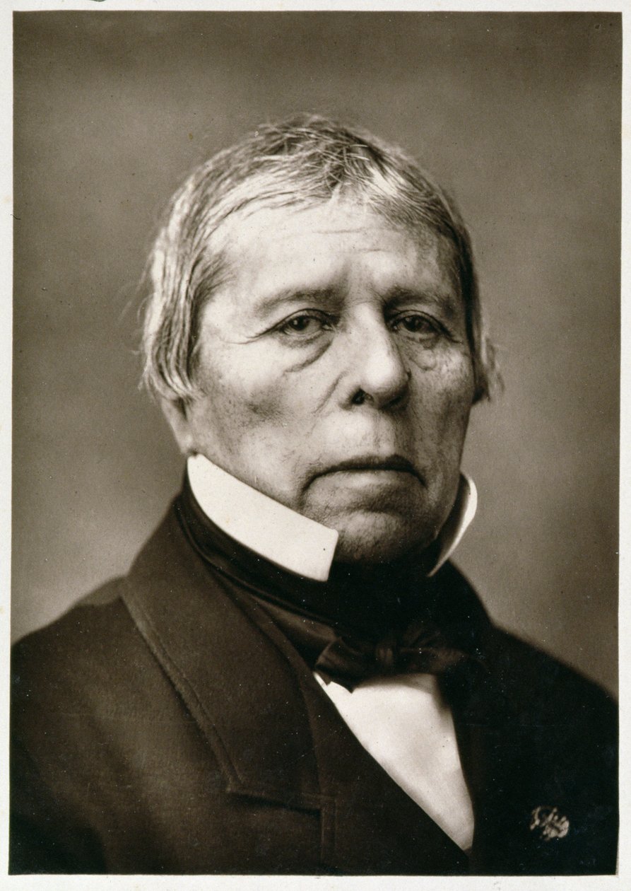 Jean Auguste Dominique Ingres (1780-1867), från Contemporary Gallery, ca 1874-78 av French Photographer