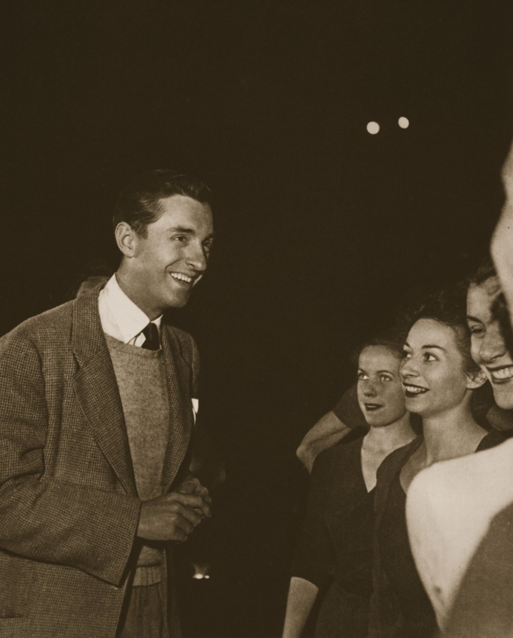 John Tara, balettmästare, från Grand Ballet de Monte-Carlo, 1949 (fotogravyr) av French Photographer