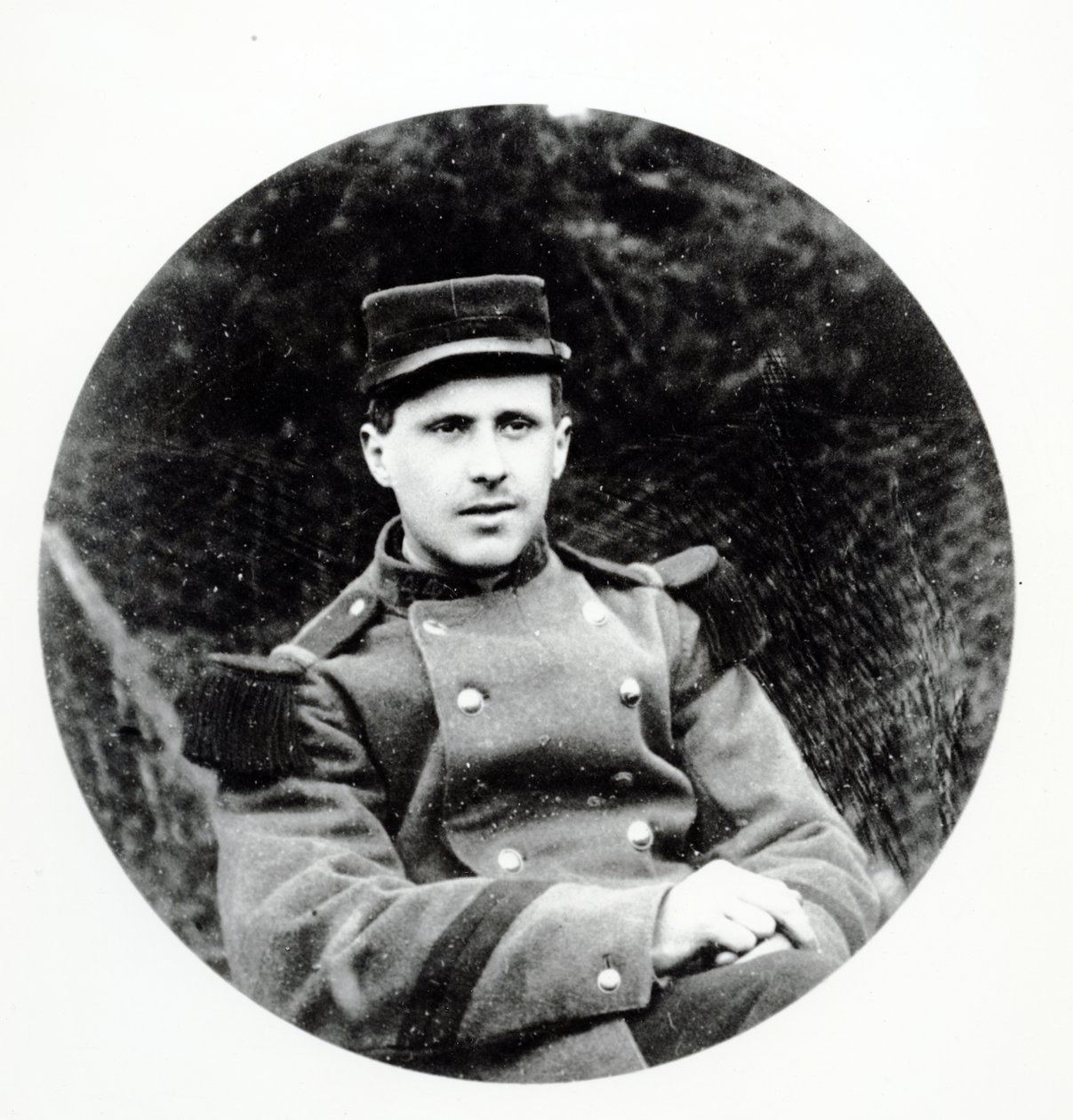 Jules-Andre Peugeot, den första franska soldaten som dödades i första världskriget den 2 augusti 1914 av French Photographer