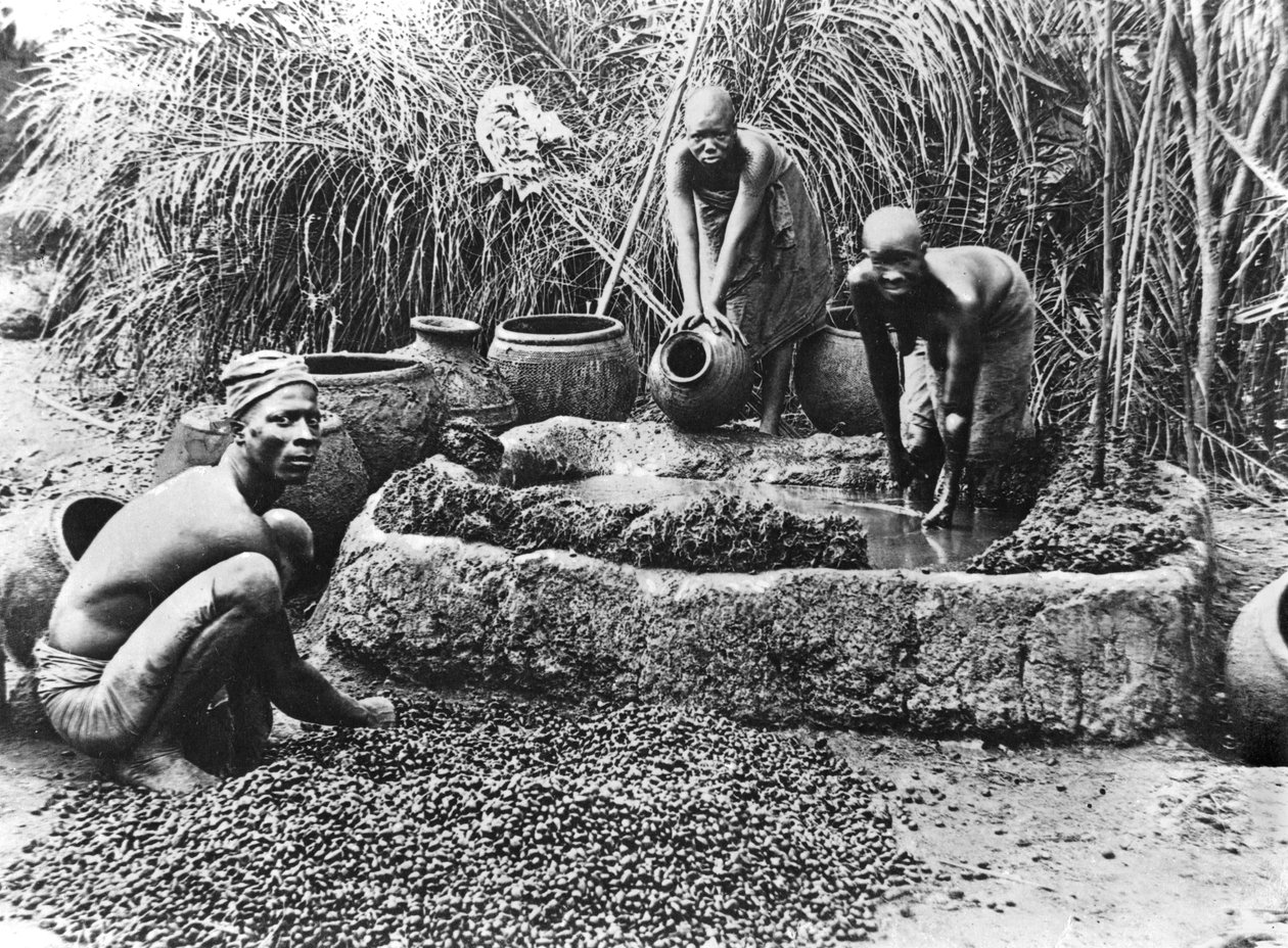 Faia le suauu pama i Dahomey, c.1900 swed av French Photographer