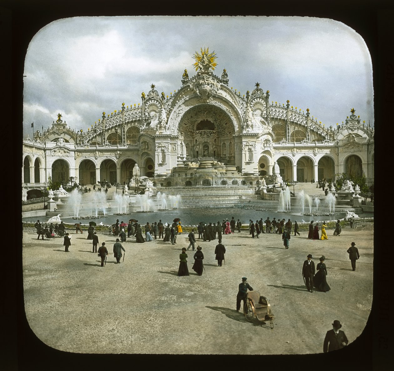 Paris utställning: Palace of Electricity, 1900 (lanternbild) av French Photographer