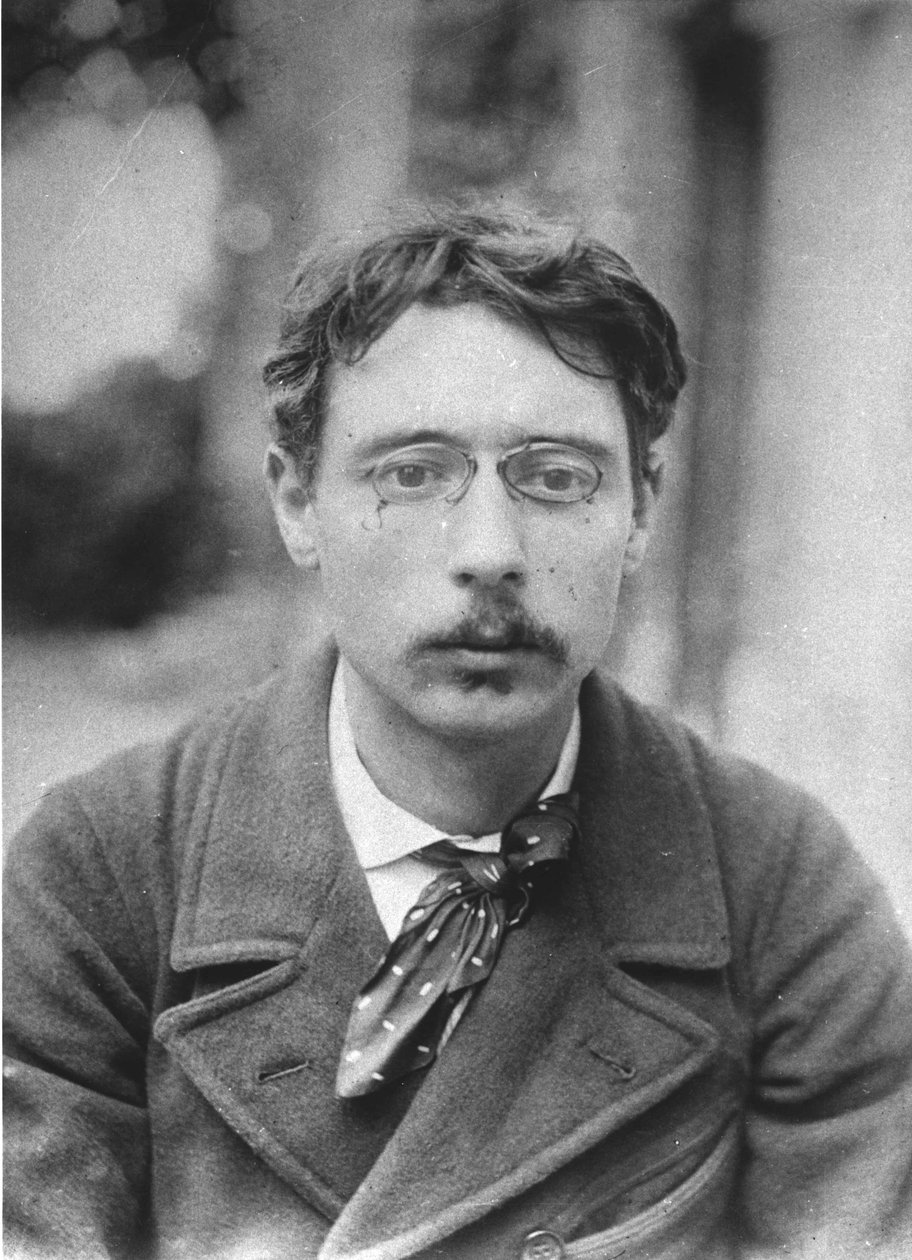Pierre Bonnard (1867-1947) på Relais, Natansons hus i Villeneuve sur Yonne av French Photographer