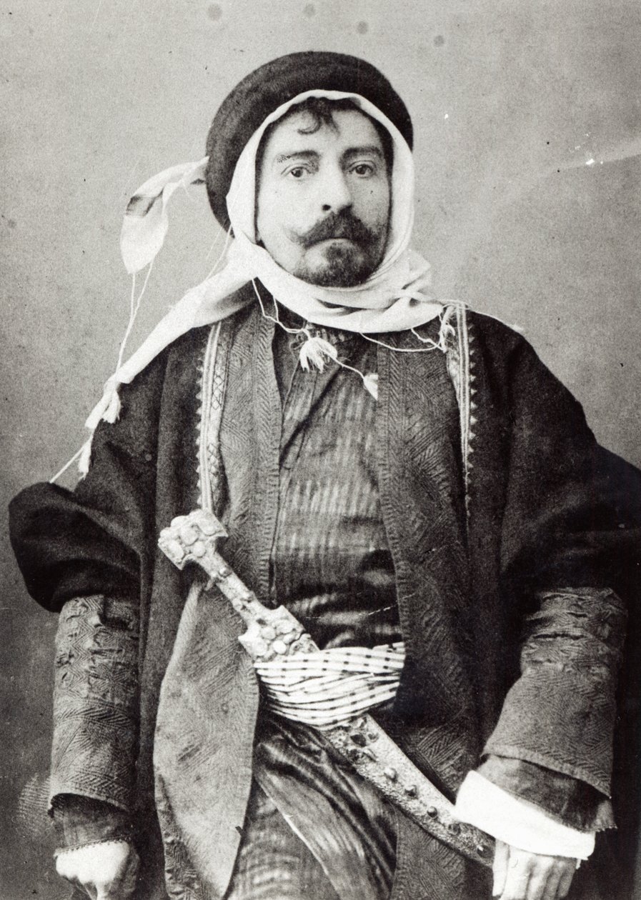 Pierre Loti i arabisk kostym av French Photographer