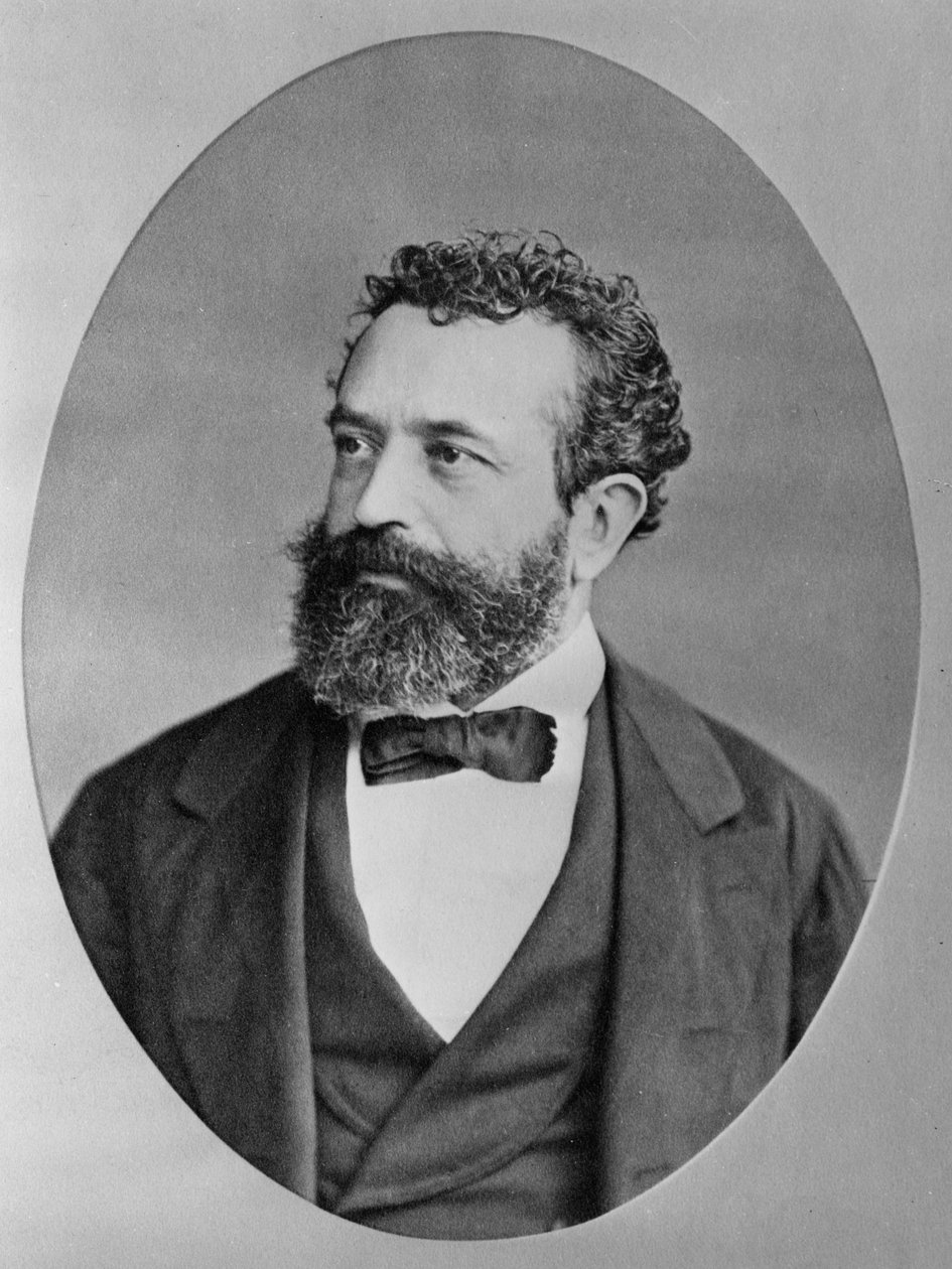Porträtt av Arthur de Fonvielle av French Photographer