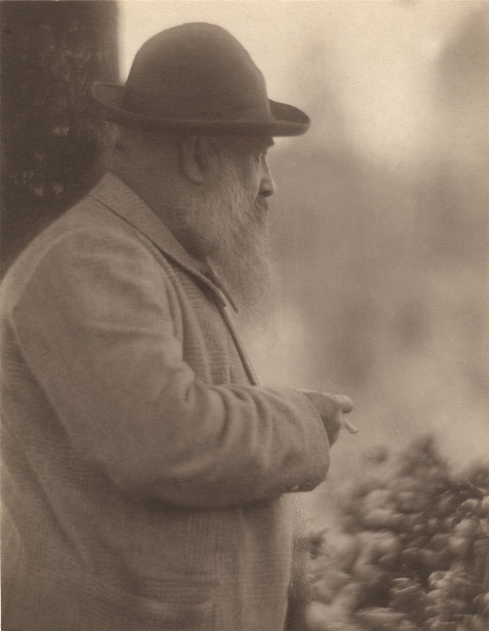 Porträtt av Claude Monet (1841-1926) 27 augusti 1905 av French Photographer
