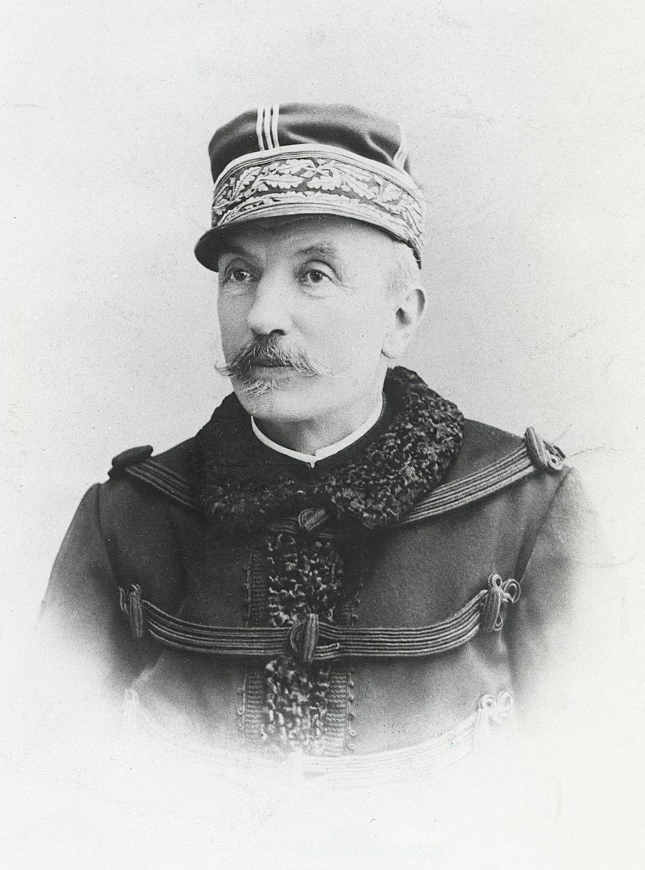 Porträtt av Edmond Frémy av French Photographer