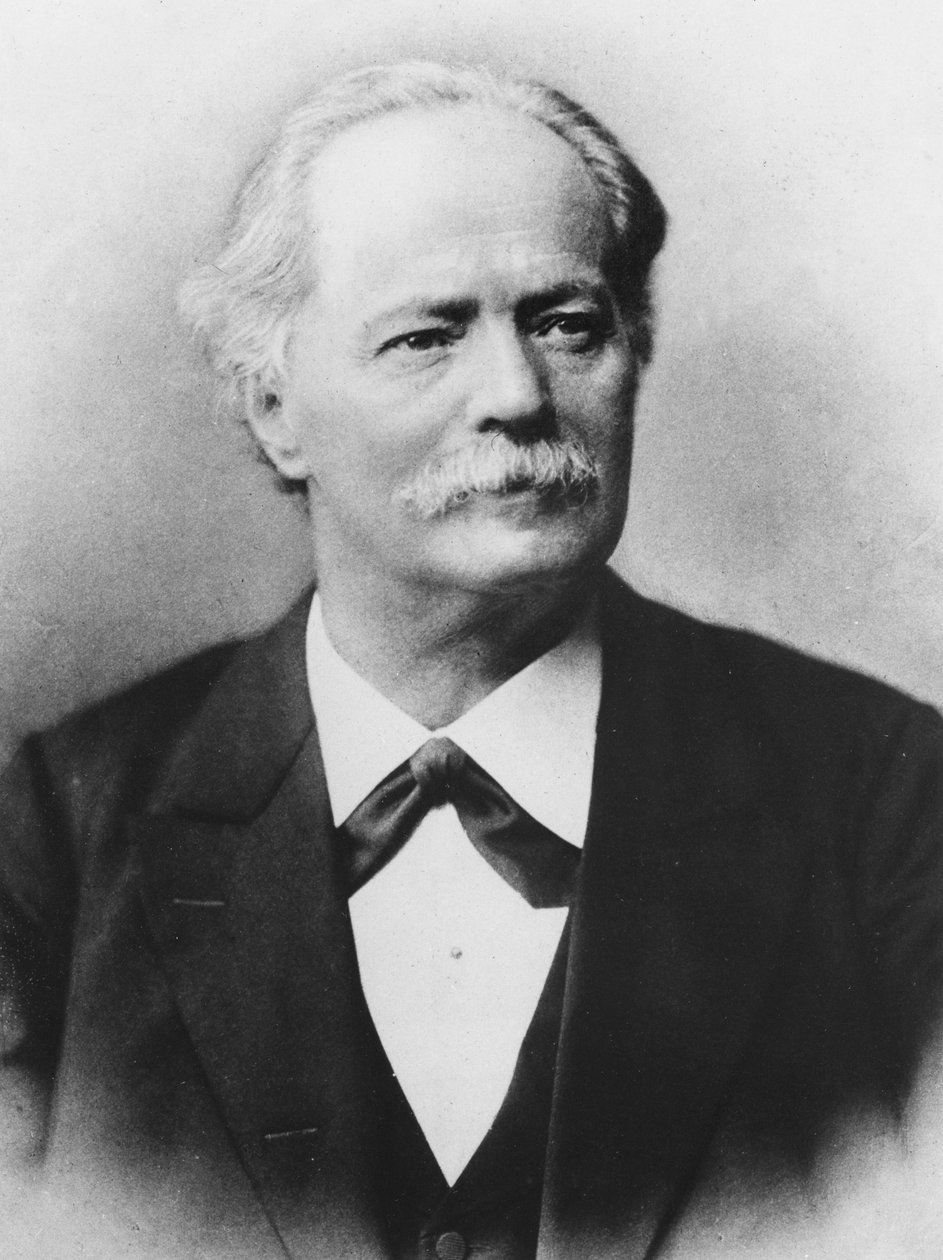 Porträtt av Lazarus Fuchs av French Photographer