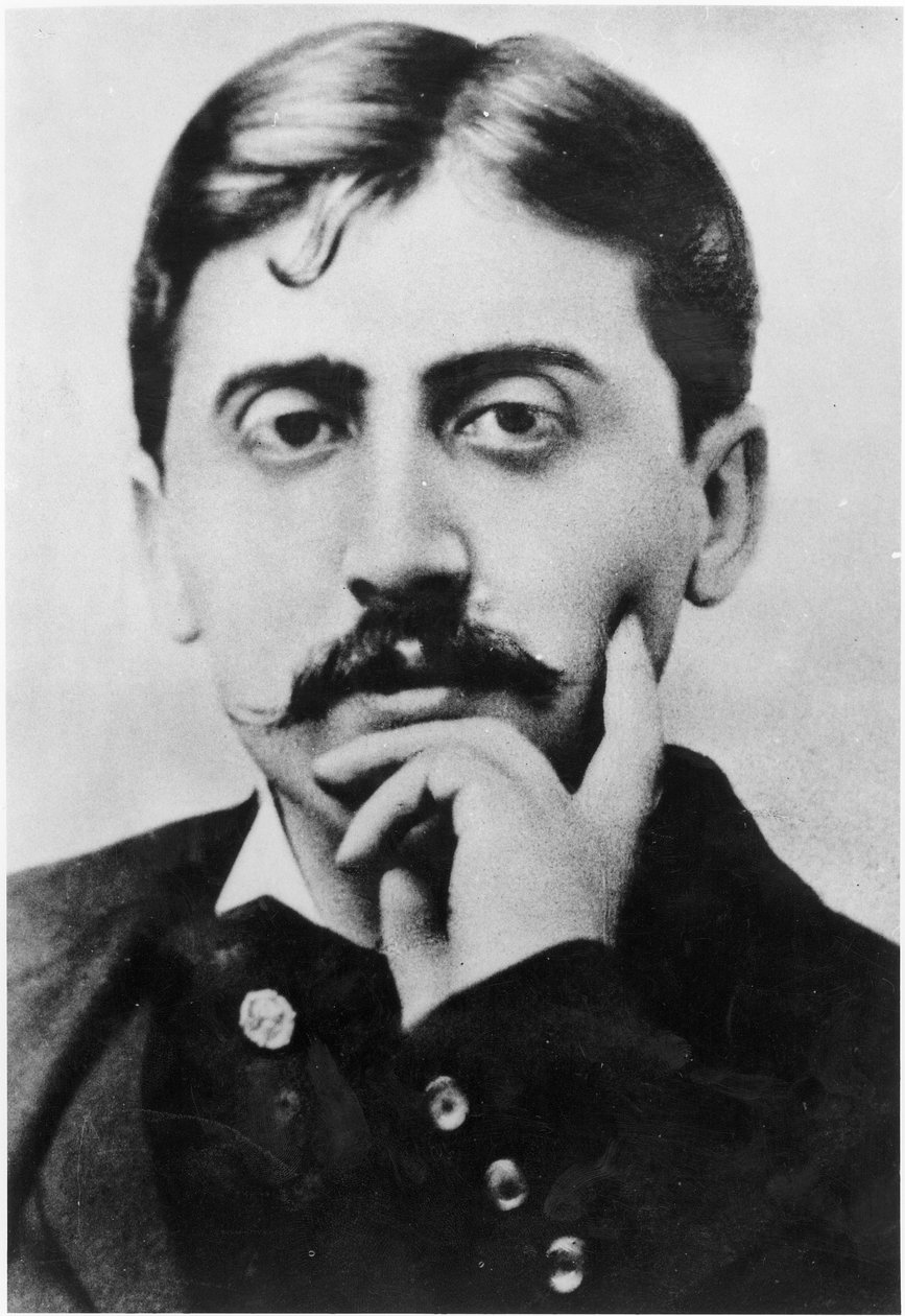 Porträtt av Marcel Proust (1871-1922) 1900 av French Photographer