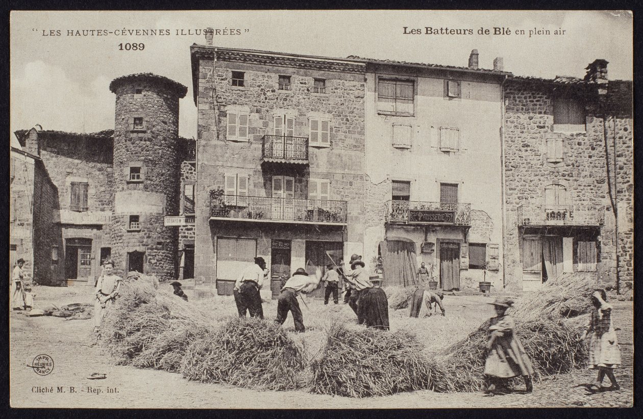 Vykort föreställande majströskarna i Cevennerna, ca 1900 av French Photographer