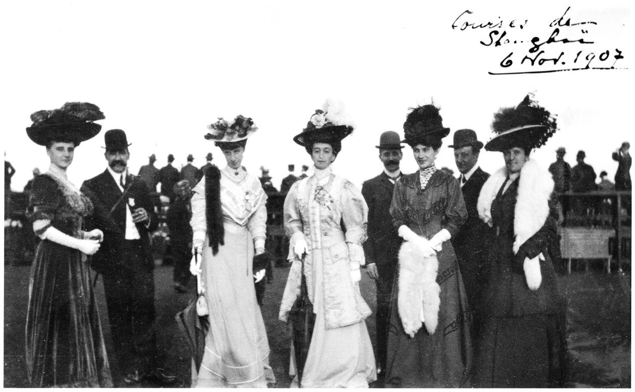 Tävlingar i Shanghai, Kina, 1907 av French Photographer