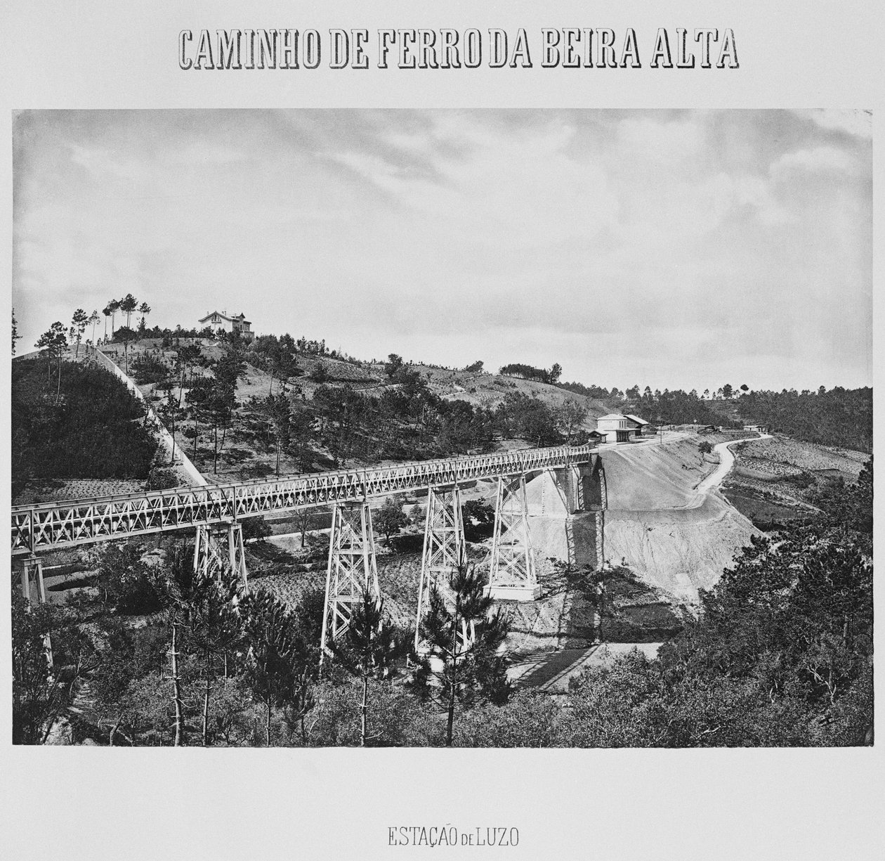 Järnvägsbron Beira Alta, Luzo, Portugal av French Photographer
