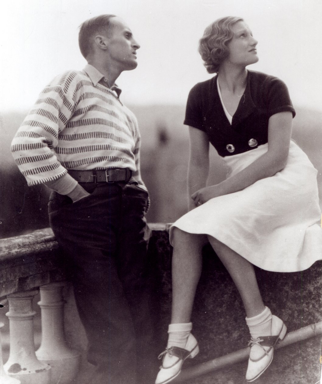 Rene Clair med en okänd skådespelerska av French Photographer