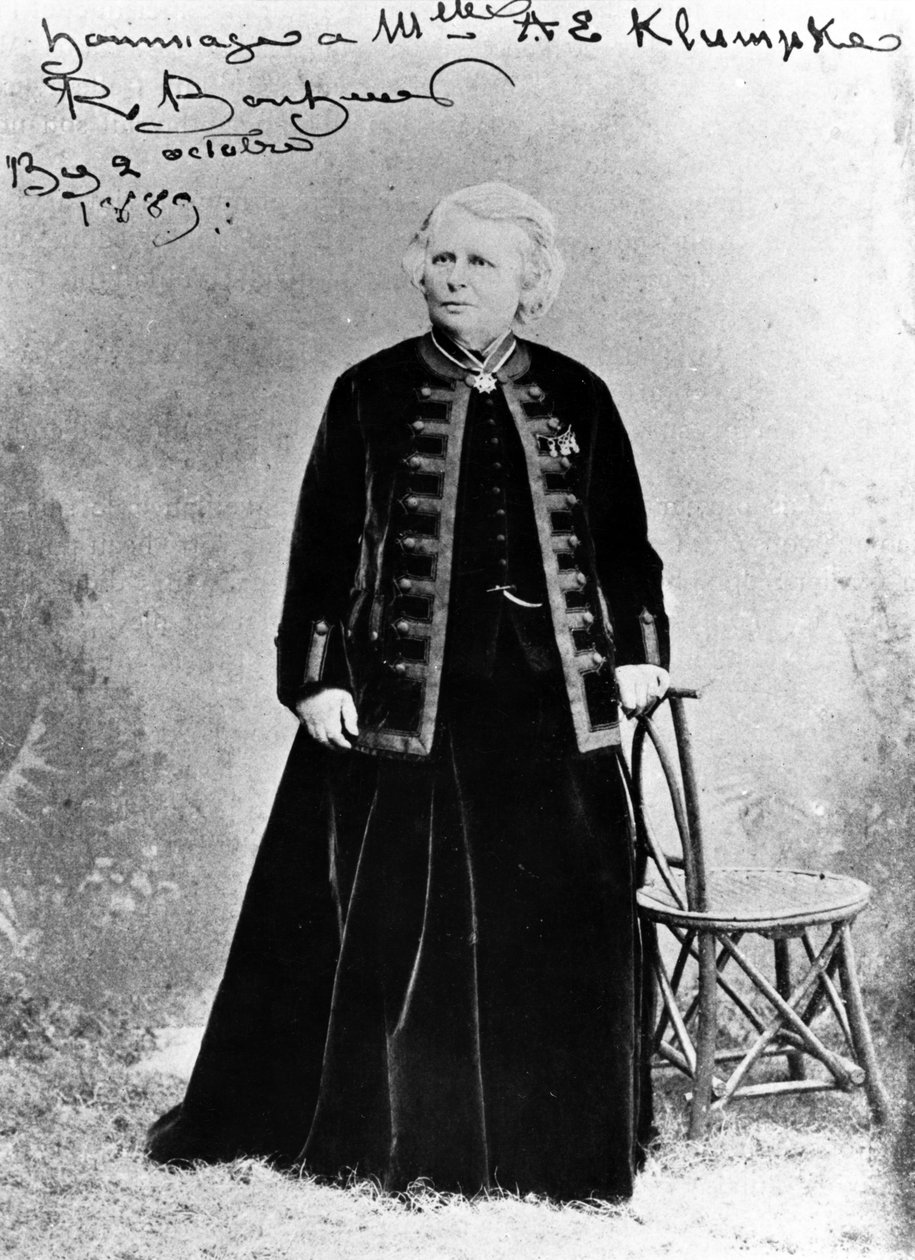Rosa Bonheur, 63 år gammal, 1889 av French Photographer