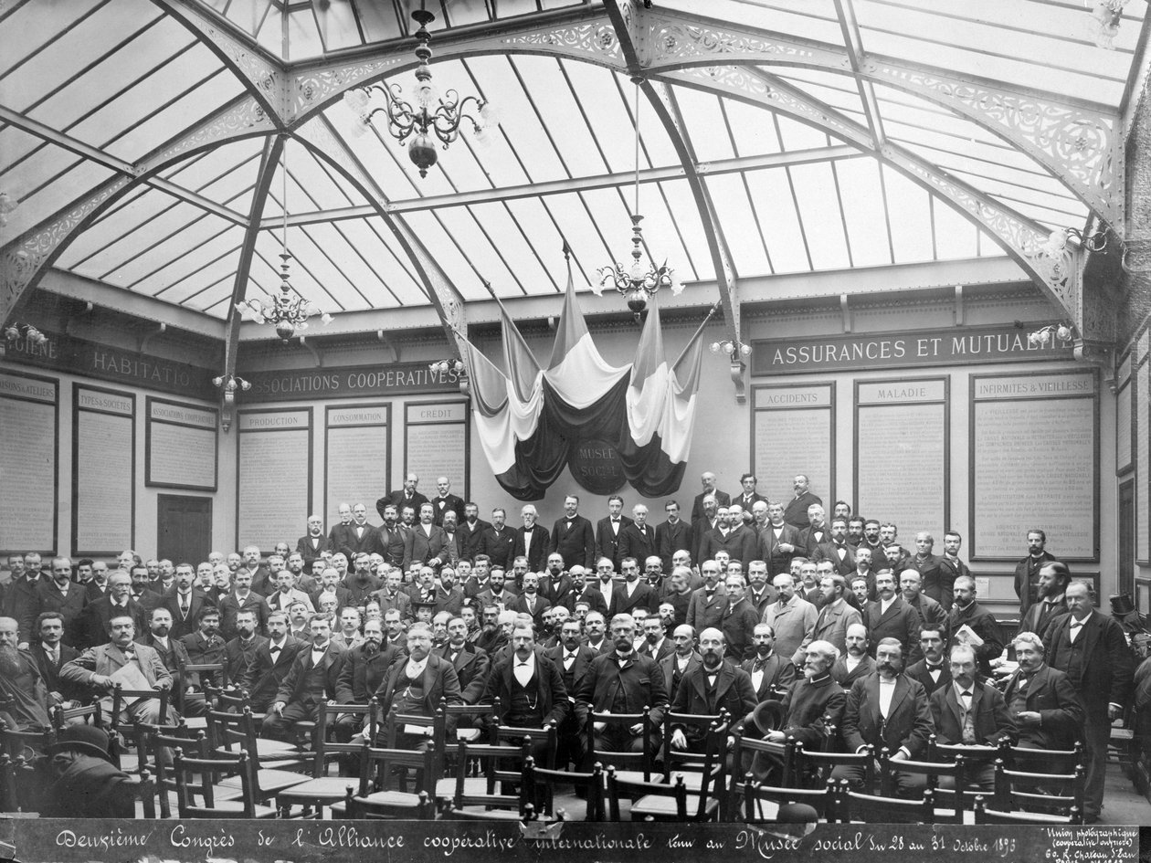 Andra kongressen för International Cooperative Alliance, 31 oktober 1895 av French Photographer
