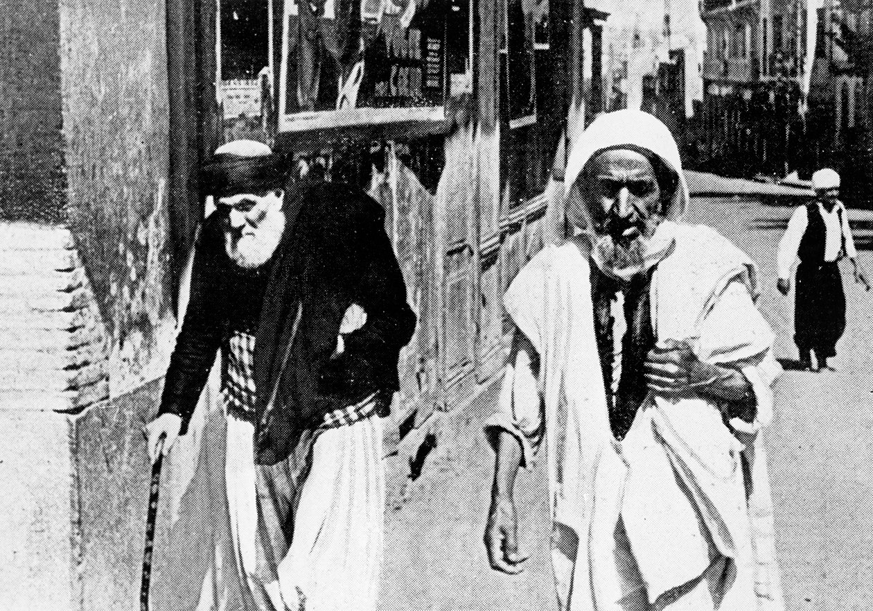 Sida vid sida: en jude och en muslim av French Photographer